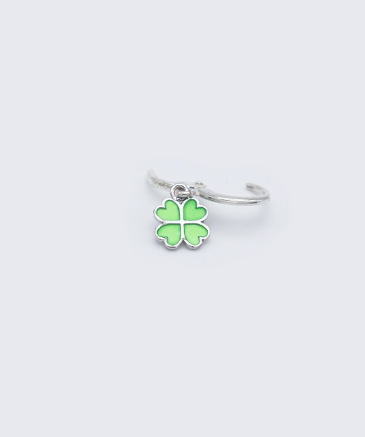 봉보(BONBEAU) Neon enamel silver cute motive Earrings 네온 에나멜 실버 큐트 모티브 원터치 링 귀걸이
