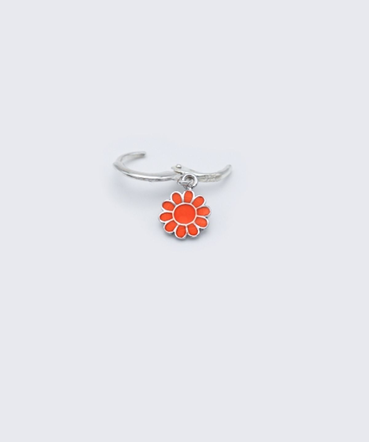 봉보(BONBEAU) Neon enamel silver cute motive Earrings 네온 에나멜 실버 큐트 모티브 원터치 링 귀걸이