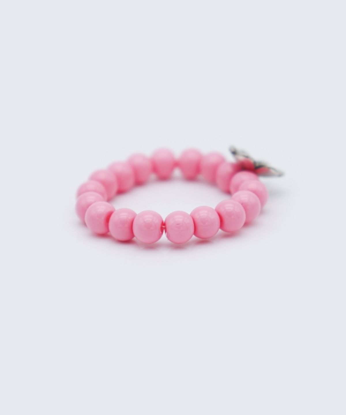 봉보(BONBEAU) Silver flower charm point ring 925실버 꽃 참 담수진주 실버볼 글라스볼 반지