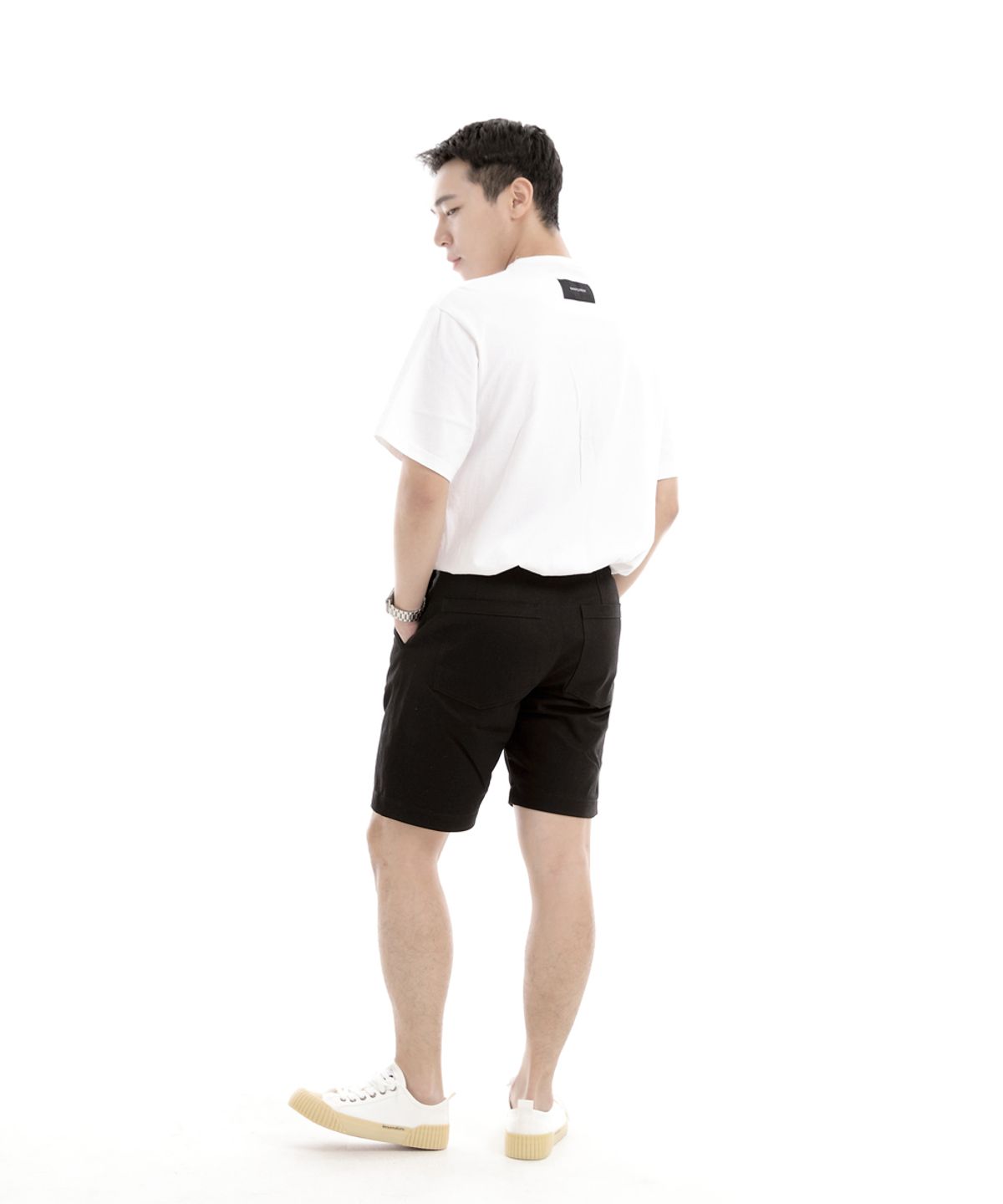 세인트크루(SAINTCREW) 컴포 하프밴드 쇼츠 CH-1201 블랙