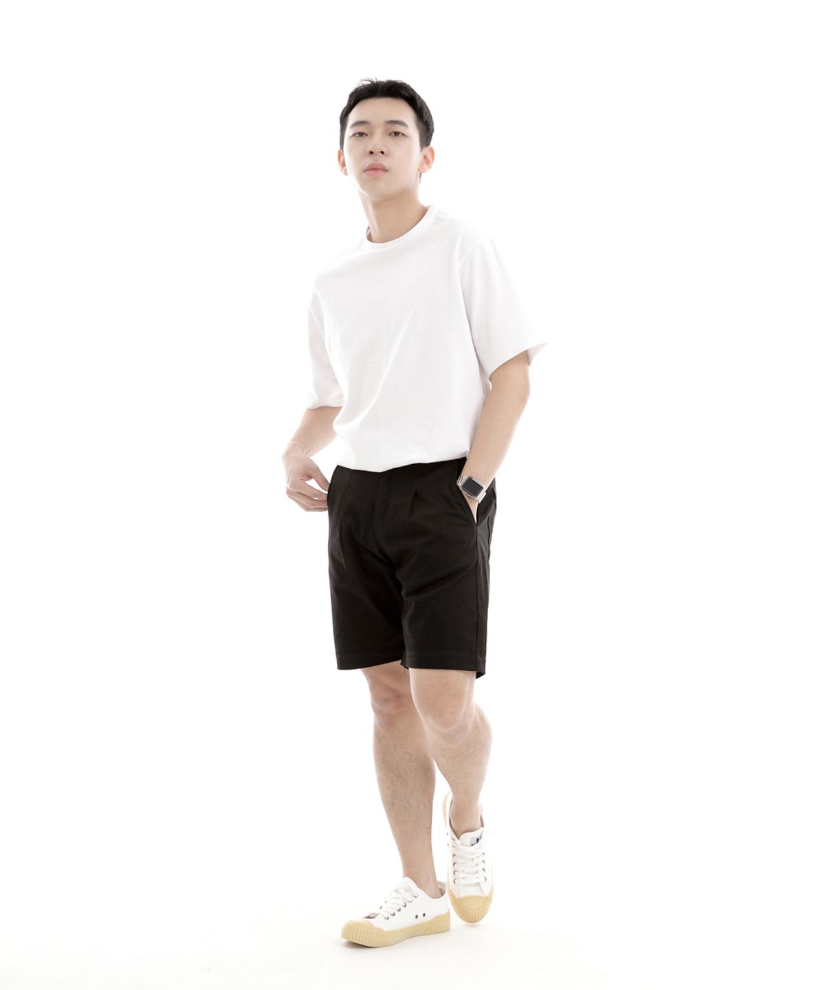 세인트크루(SAINTCREW) 컴포 하프밴드 쇼츠 CH-1201 블랙