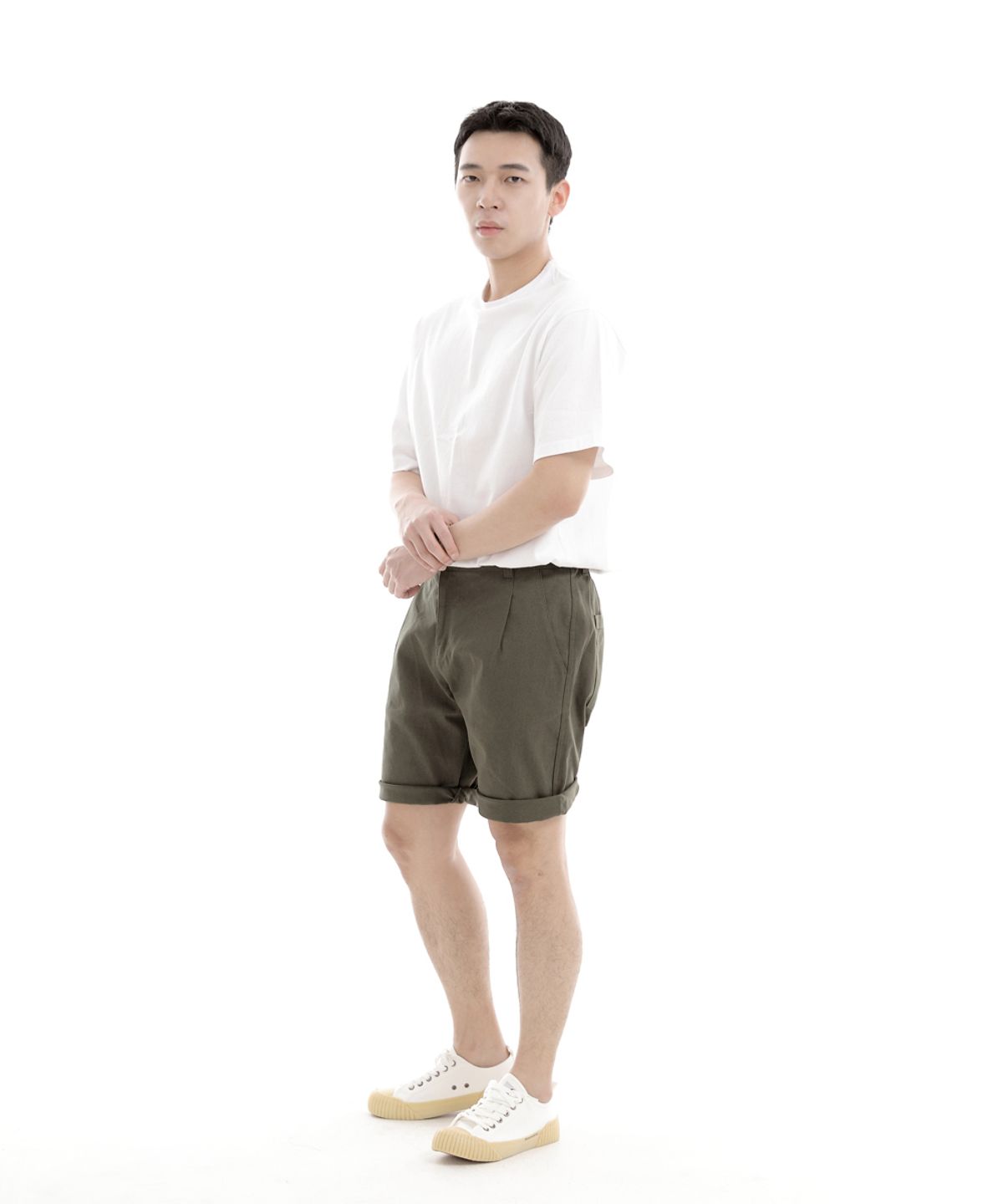 세인트크루(SAINTCREW) 컴포 하프밴드 쇼츠 CH-1201 카키