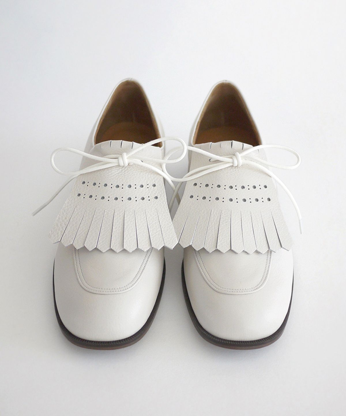 흰(HEENN) 2Ways Kiltie Derby Shoes_Vanilla [HS1906]