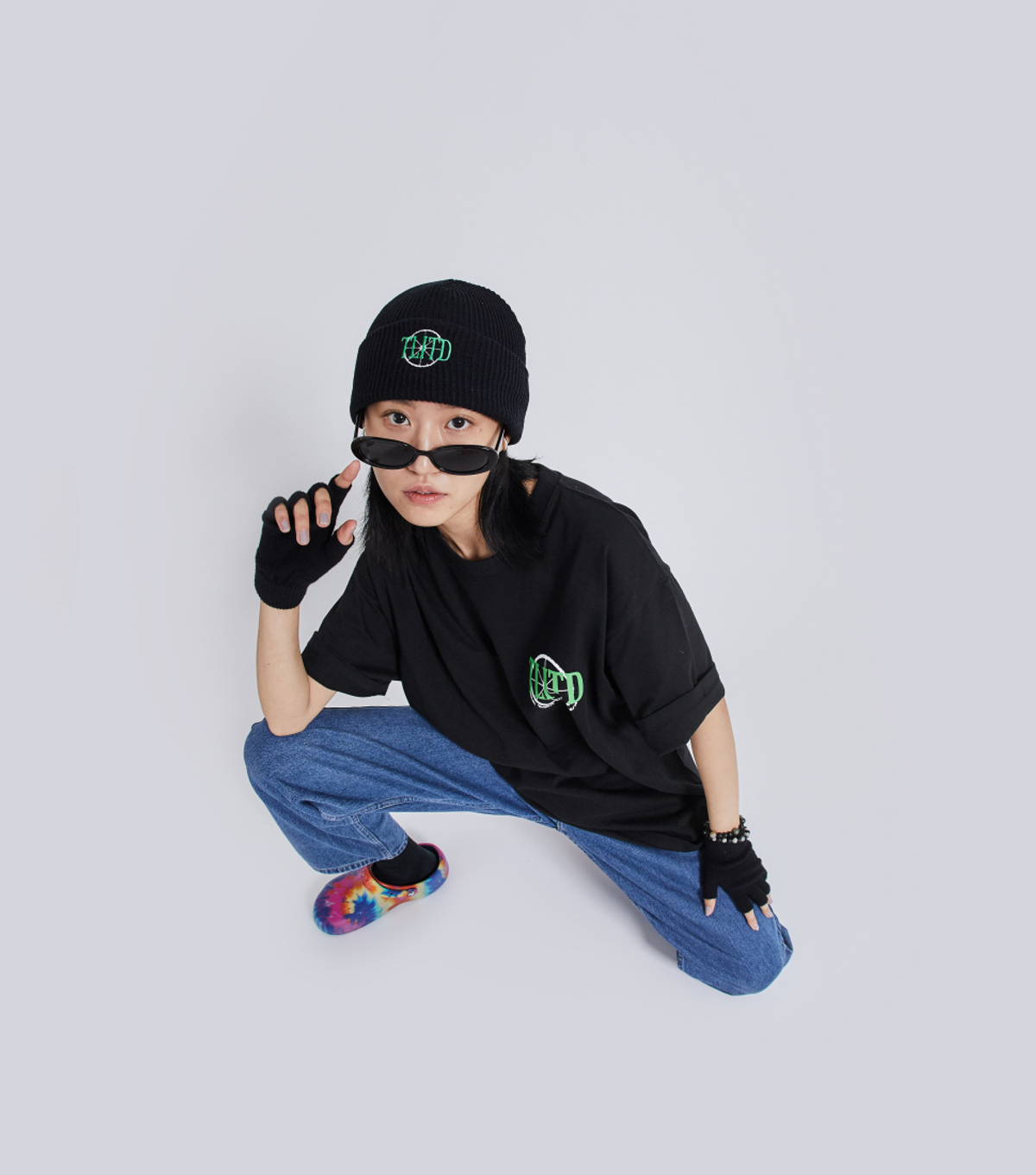 다크라이트(DARKLIGHT) TLITD BEANIE [BLACK]