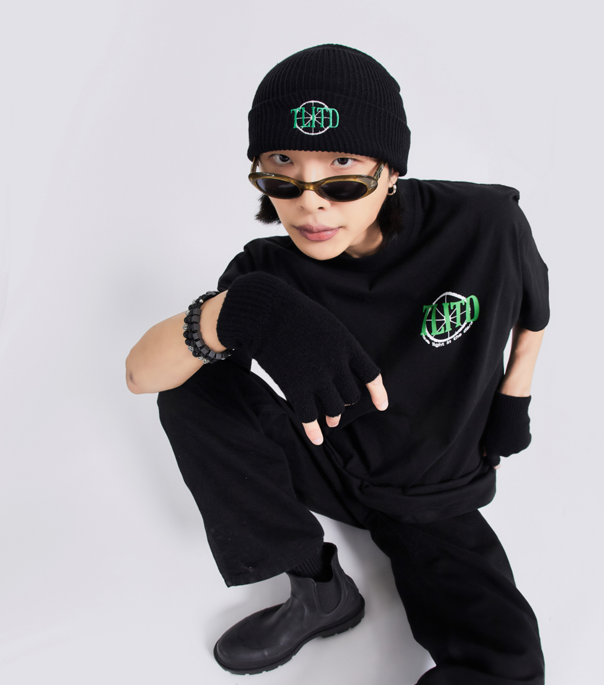 다크라이트(DARKLIGHT) TLITD BEANIE [BLACK]
