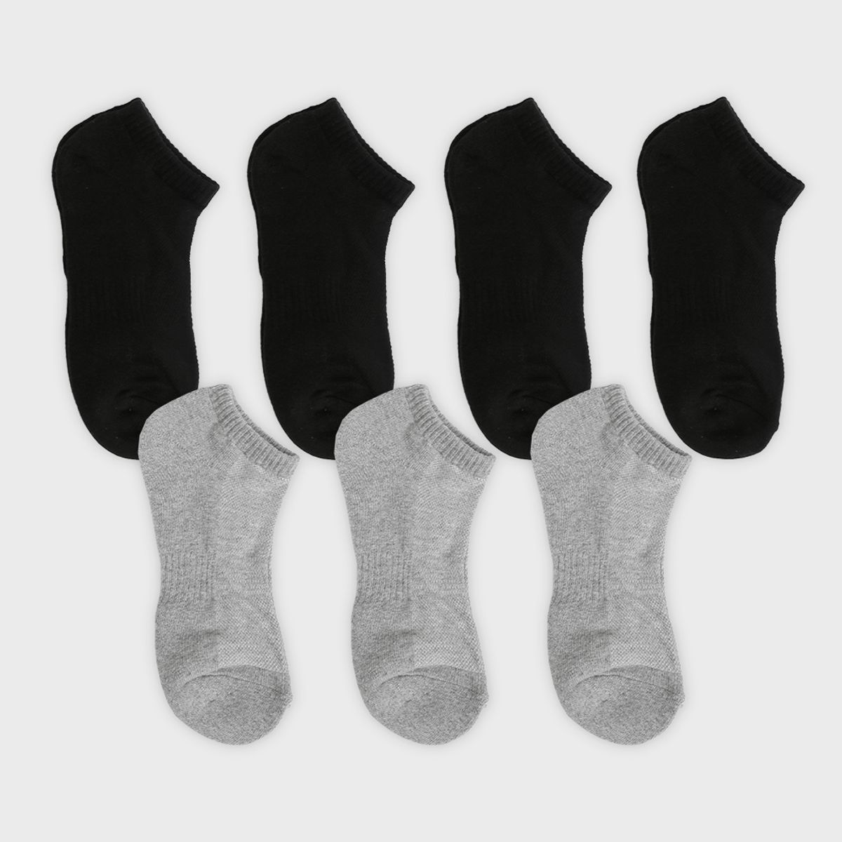 삭스에이(SOCKSA) [7PACK] 더블쿠션 156N 메쉬 쇼트 삭스 3색상