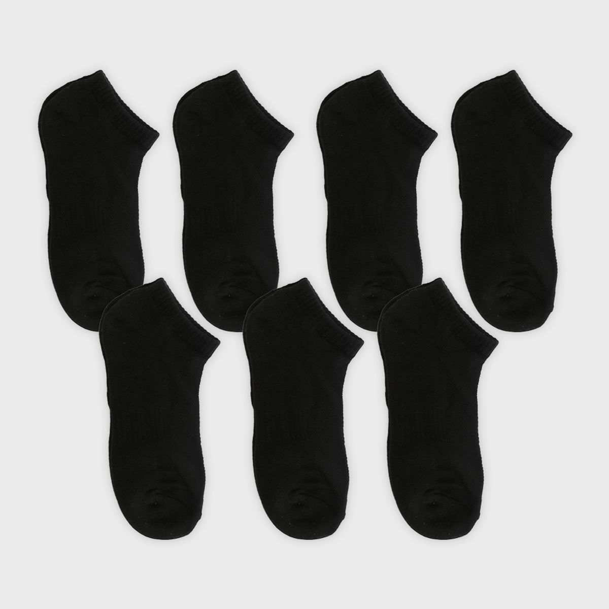 삭스에이(SOCKSA) [7PACK] 더블쿠션 156N 메쉬 쇼트 삭스 3색상
