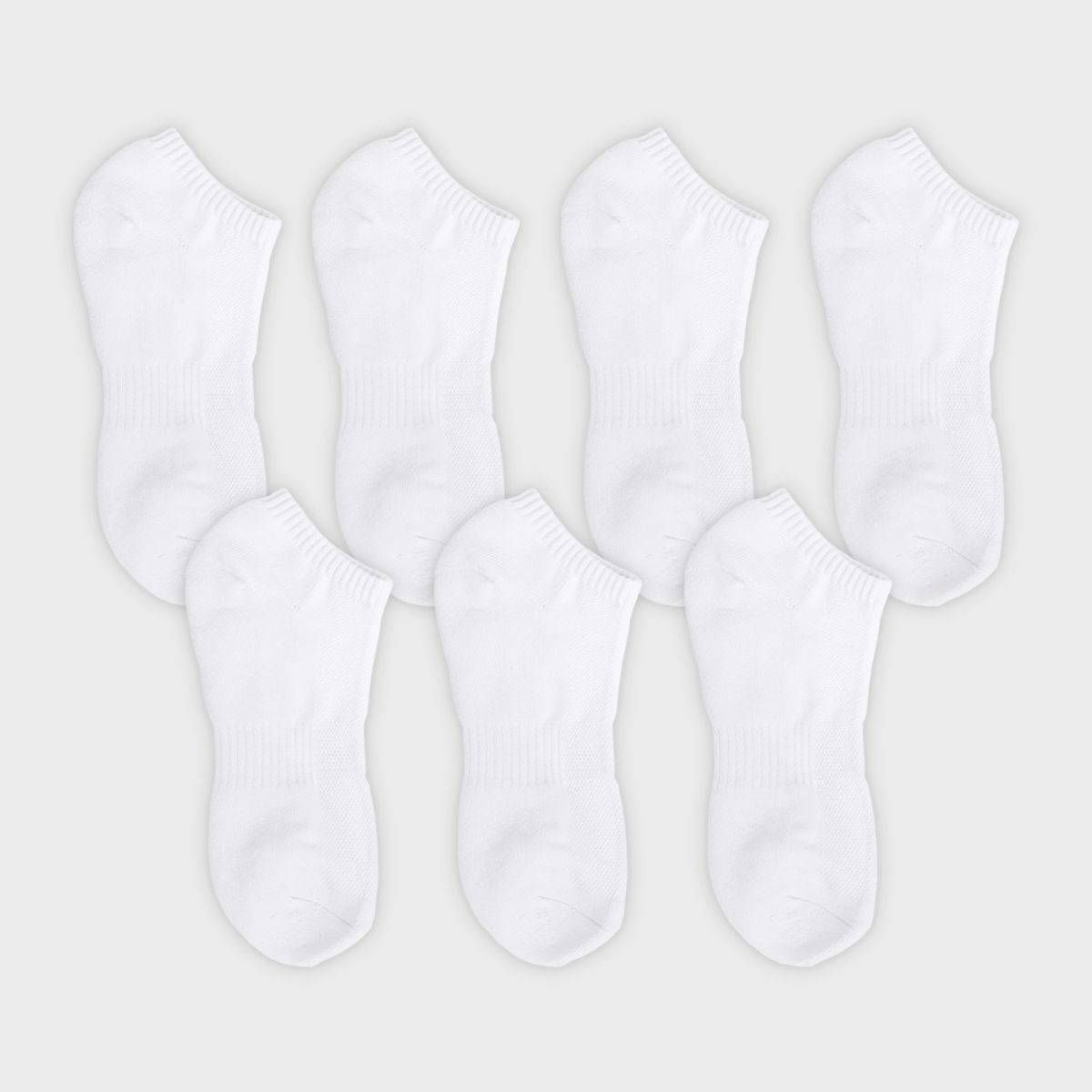삭스에이(SOCKSA) [7PACK] 더블쿠션 156N 메쉬 쇼트 삭스 3색상