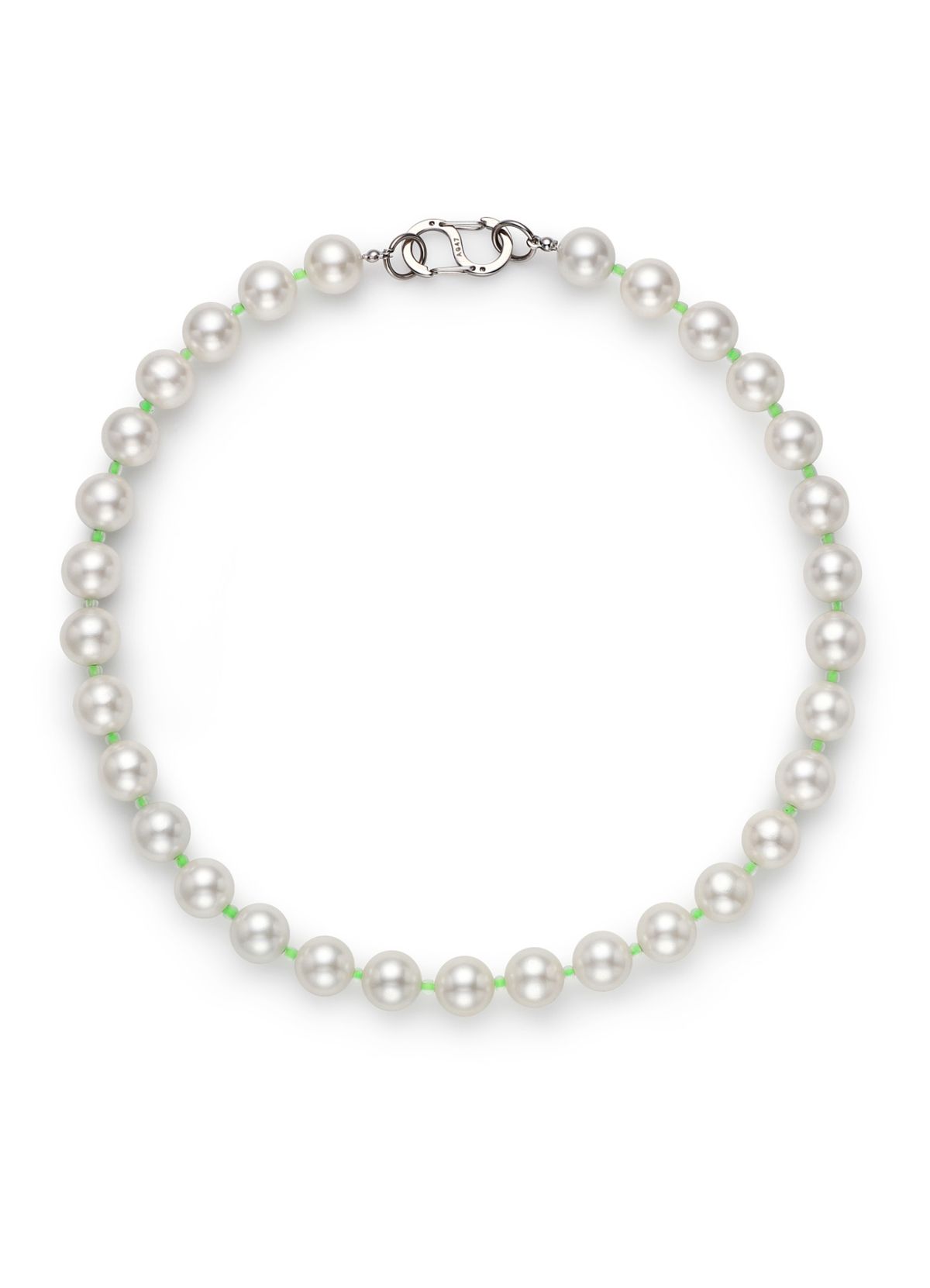 에이지47(AG47) B.W.P Necklace-06 Pearl 12mm Green Biz