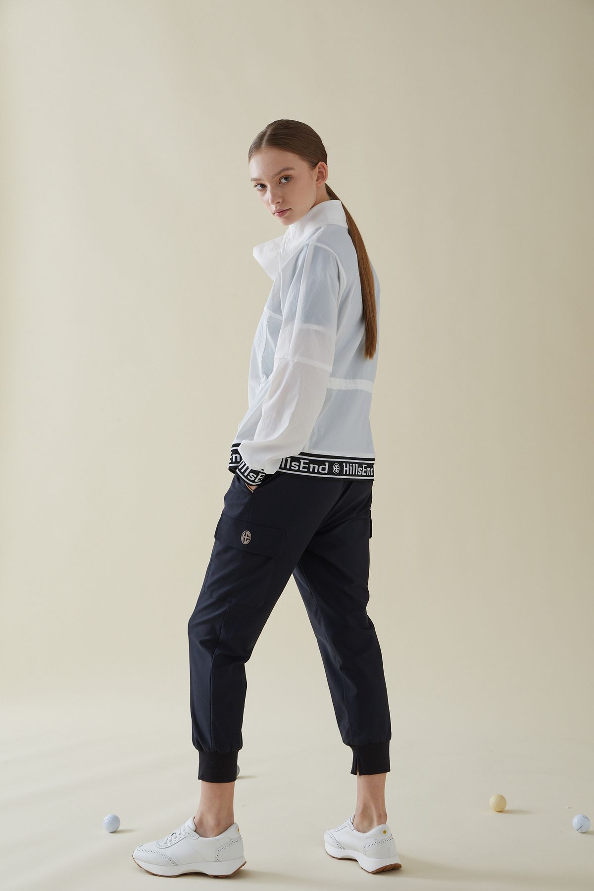 힐스엔드(HILLSEND) 카고 조거 팬츠(BLK)