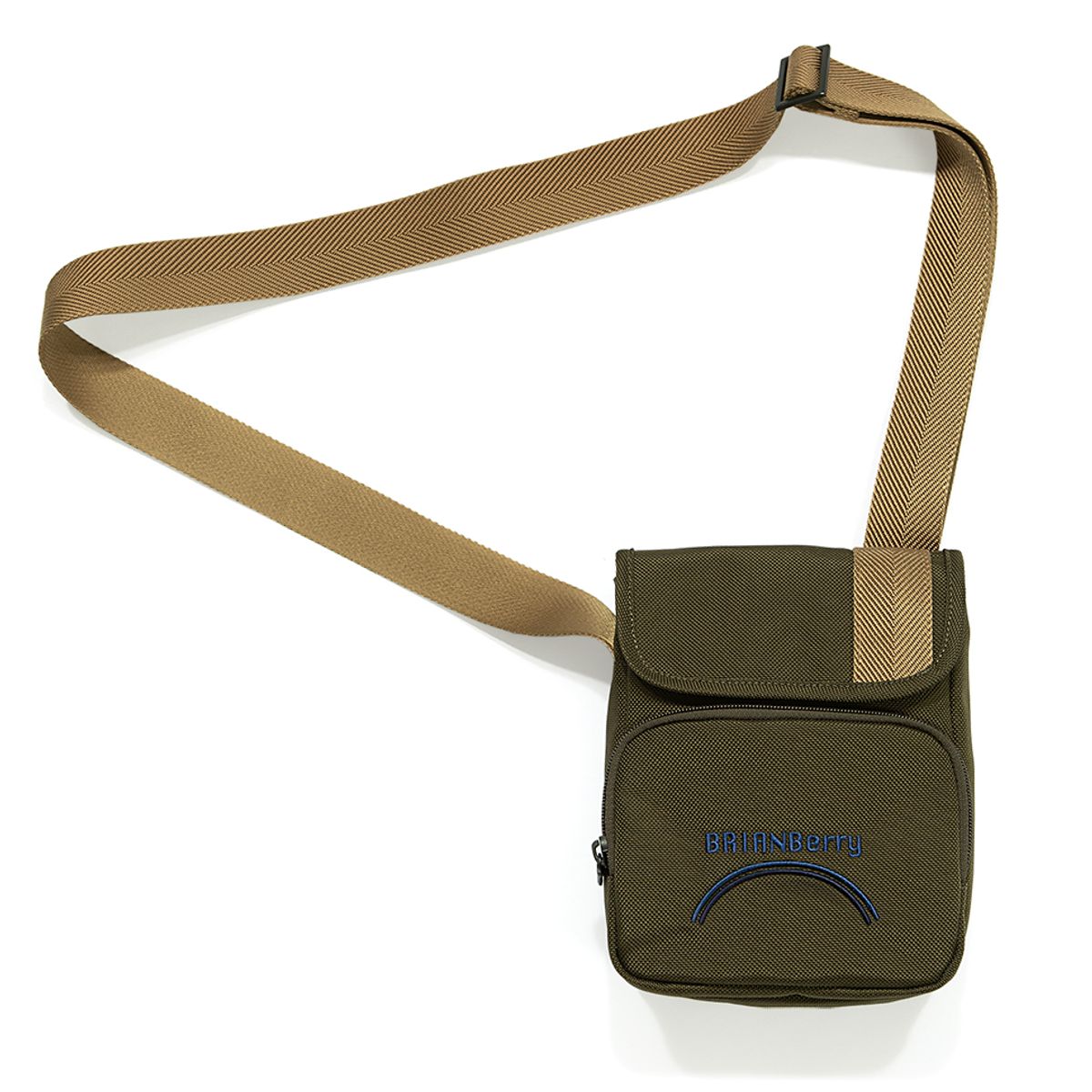 브라이언베리(BRIAN BERRY) BRIAN MESSENGER BAG_D/BROWN