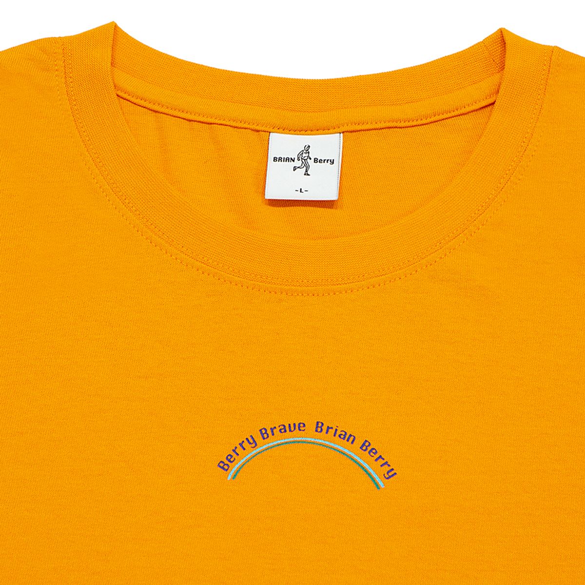 브라이언베리(BRIAN BERRY) DINIWID ROUND TEE_ORANGE