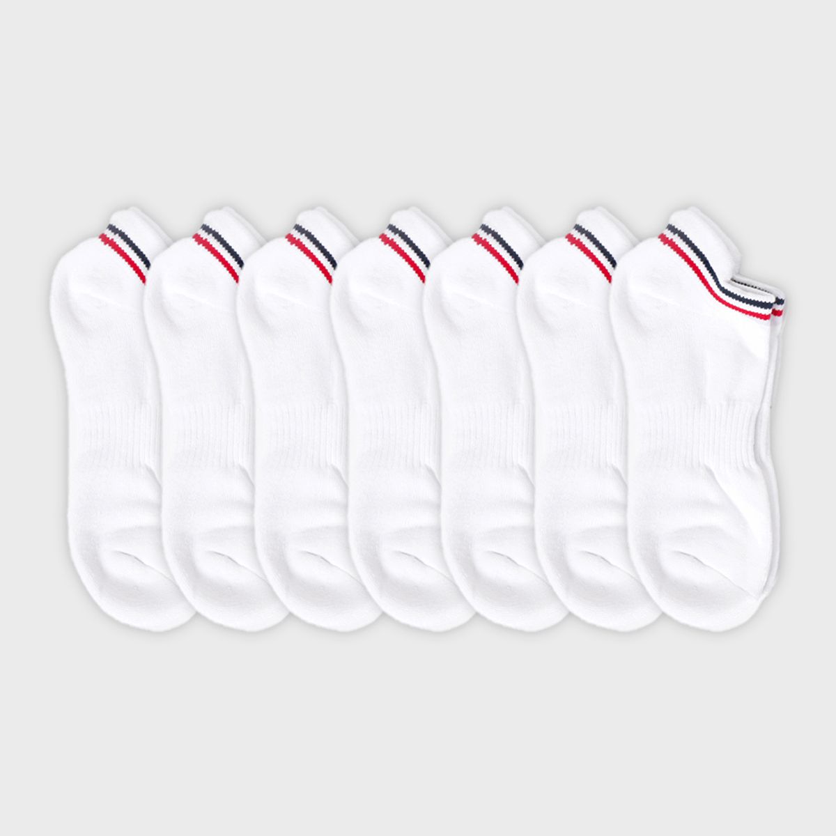 삭스에이(SOCKSA) [7PACK] 더블쿠션 156N 투링글 힐커버 쇼트 삭스 3색상