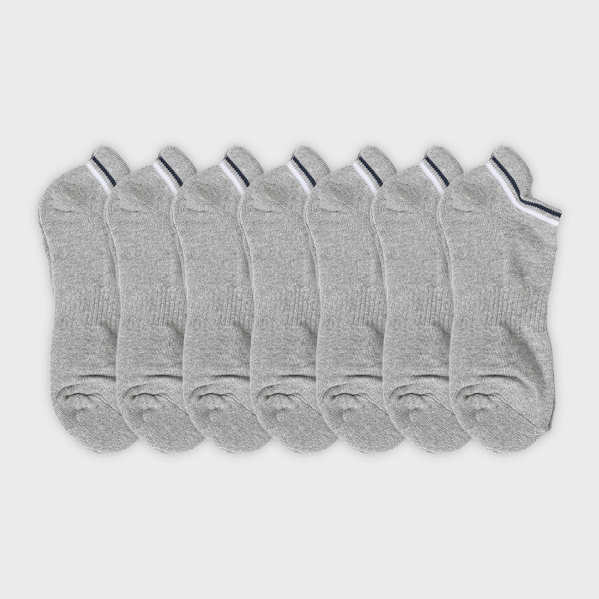 삭스에이(SOCKSA) [7PACK] 더블쿠션 156N 투링글 힐커버 쇼트 삭스 3색상