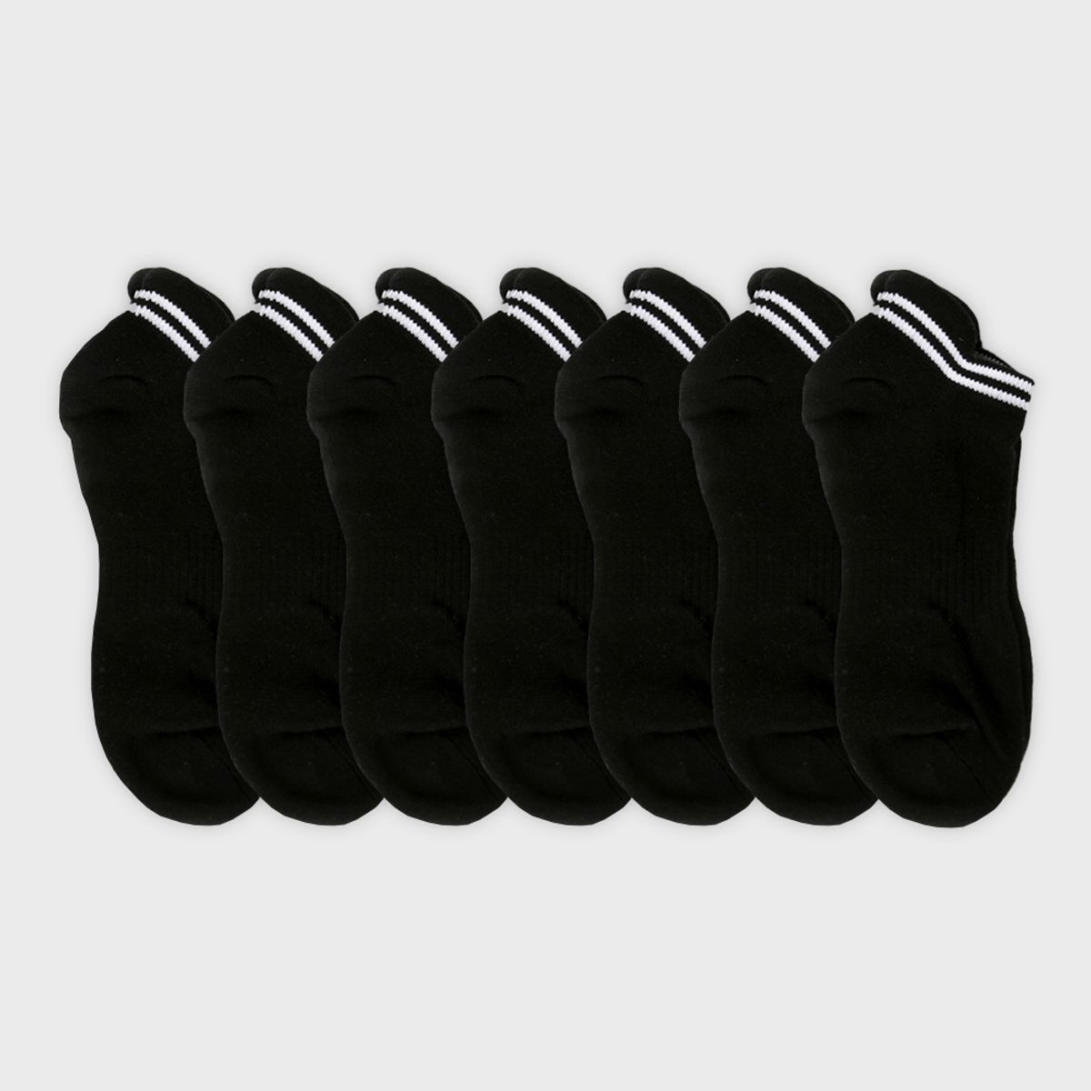 삭스에이(SOCKSA) [7PACK] 더블쿠션 156N 투링글 힐커버 쇼트 삭스 3색상