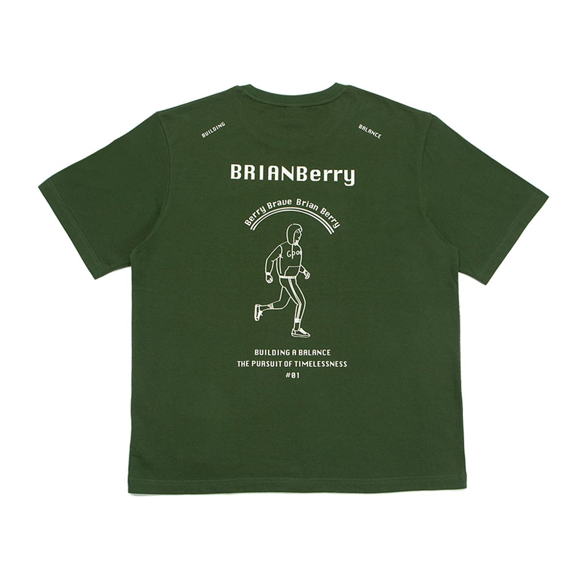 브라이언베리(BRIAN BERRY) SIRENA ROUND TEE_D/KHAKI