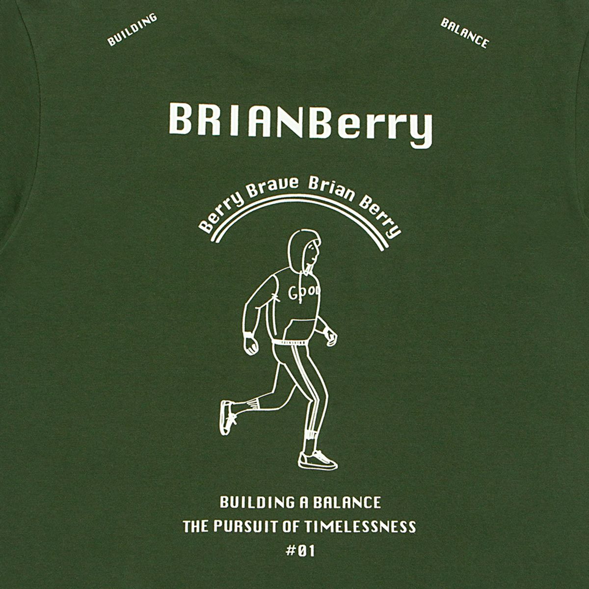브라이언베리(BRIAN BERRY) SIRENA ROUND TEE_D/KHAKI