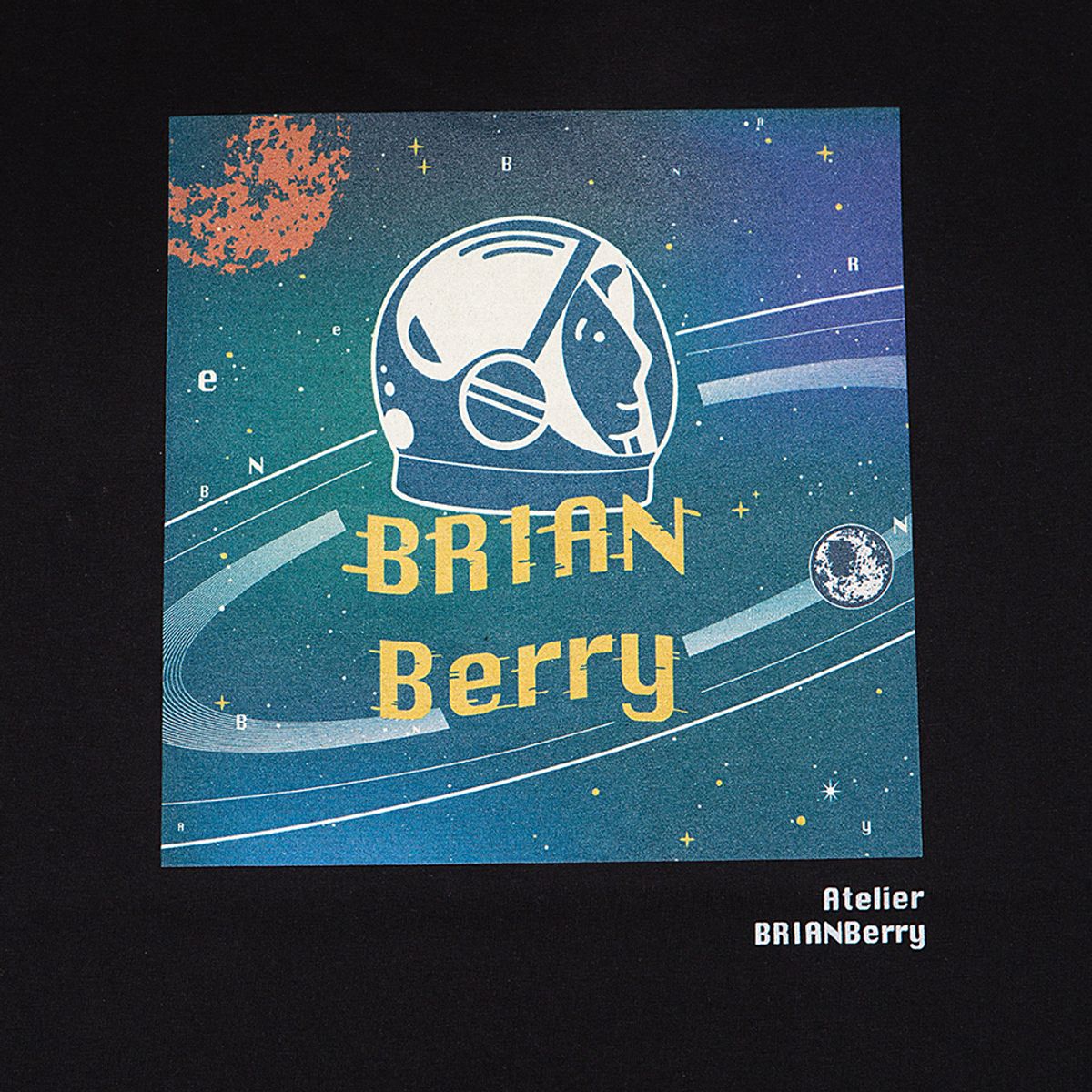브라이언베리(BRIAN BERRY) PINKY FLIGHT TEE_BLACK