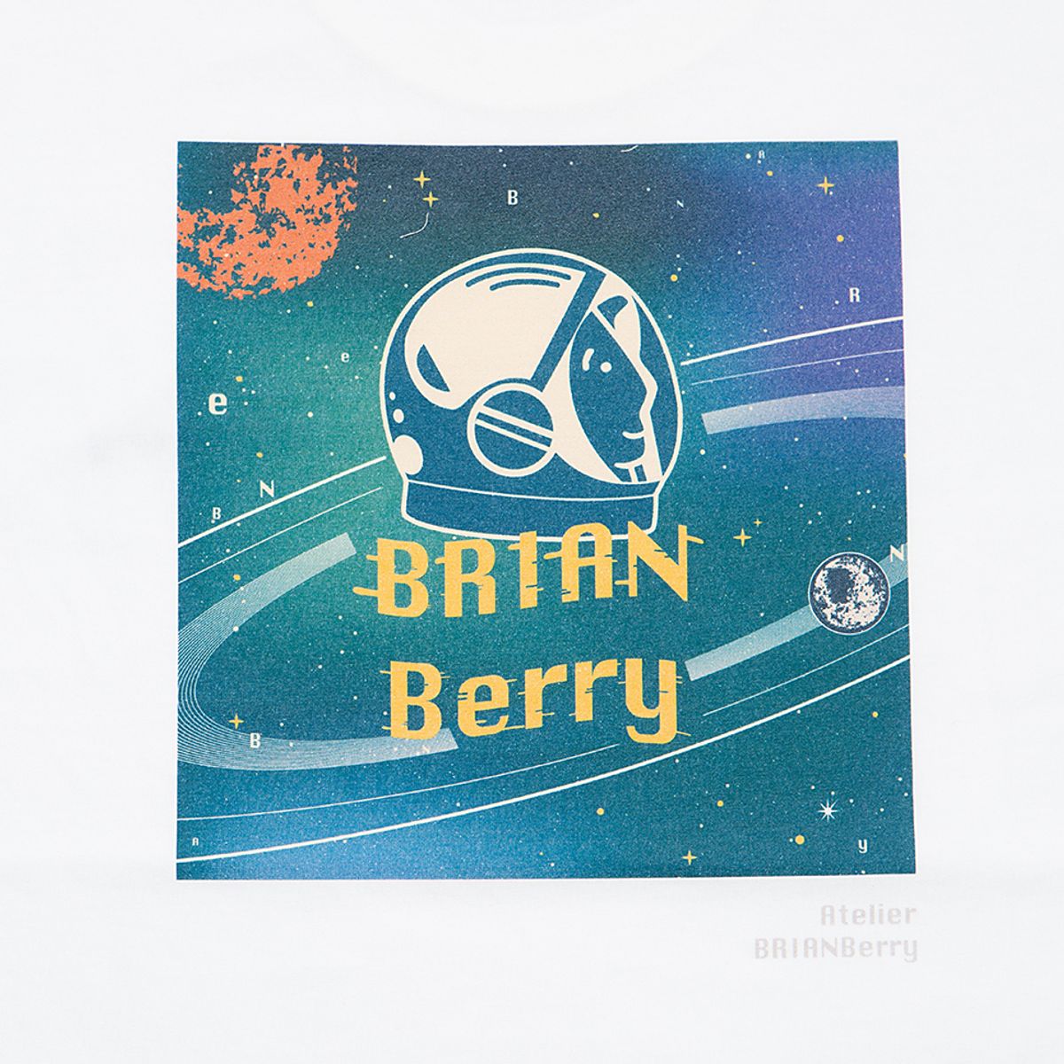 브라이언베리(BRIAN BERRY) PINKY FLIGHT TEE_WHITE