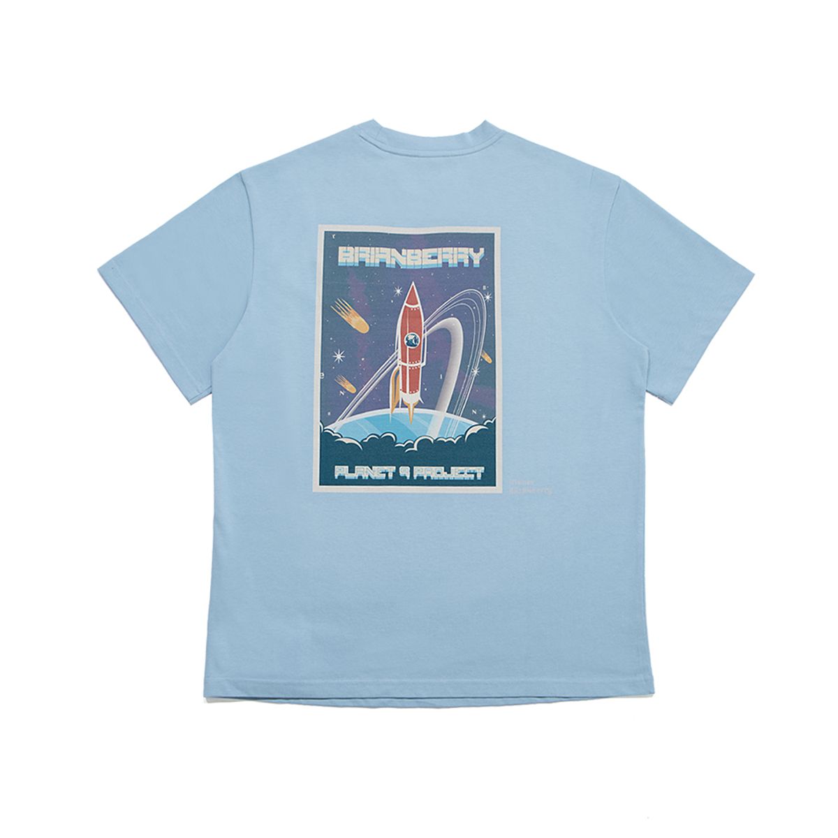 브라이언베리(BRIAN BERRY) PLUTO FLIGHT TEE_S/BLUE