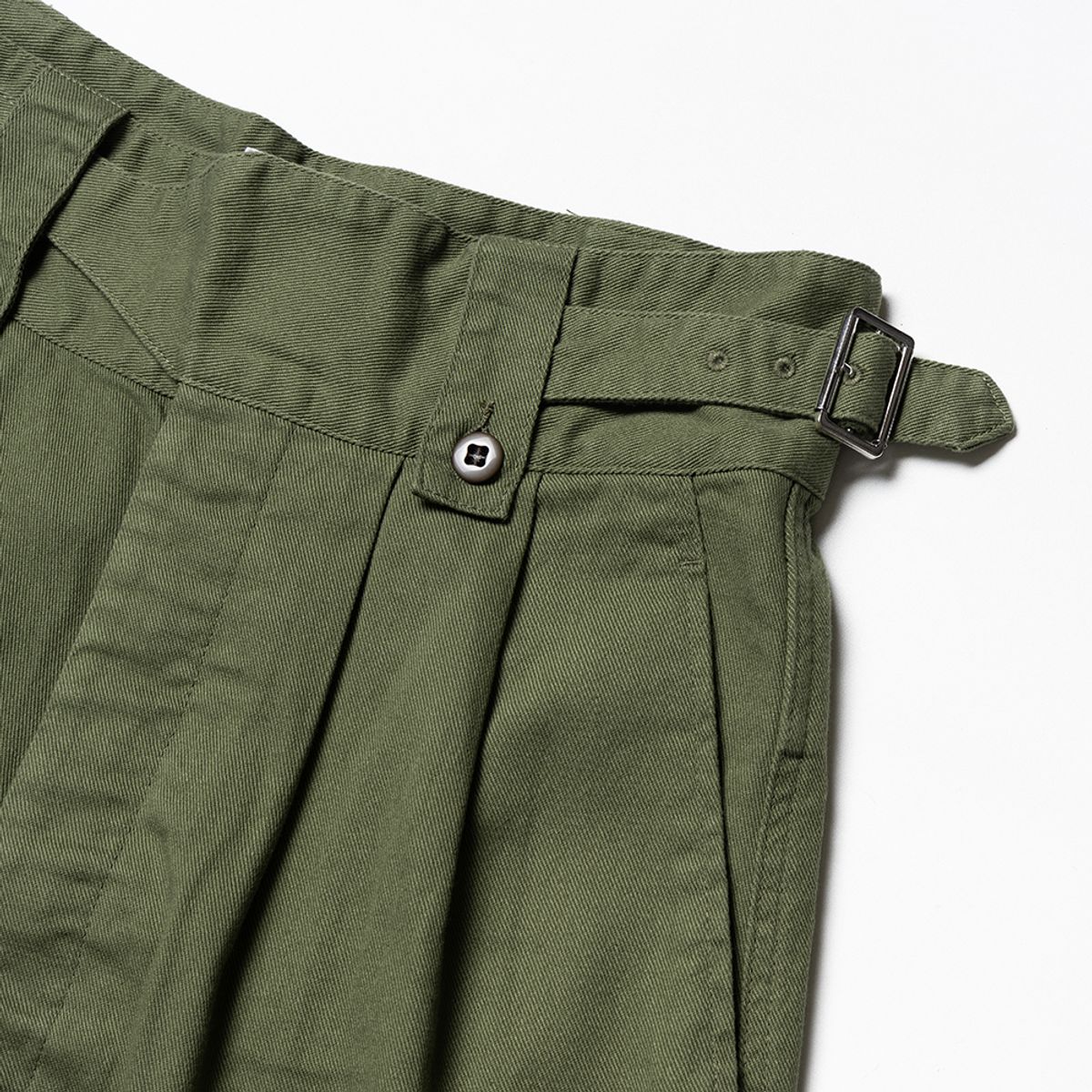 와이엠씨엘케이와이(YMCL KY) Australian 1960s Gurkha Short Pants - Olive