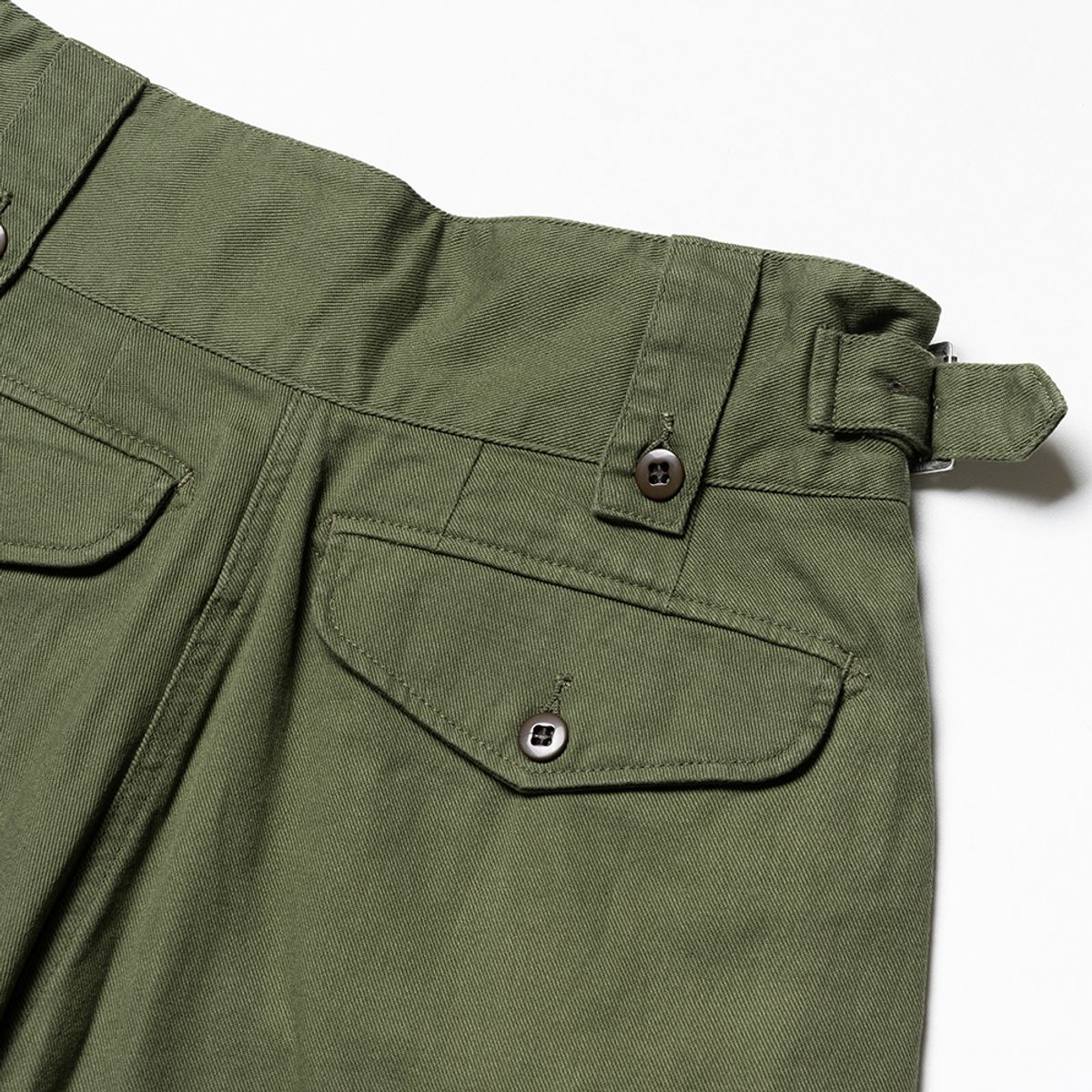 와이엠씨엘케이와이(YMCL KY) Australian 1960s Gurkha Short Pants - Olive