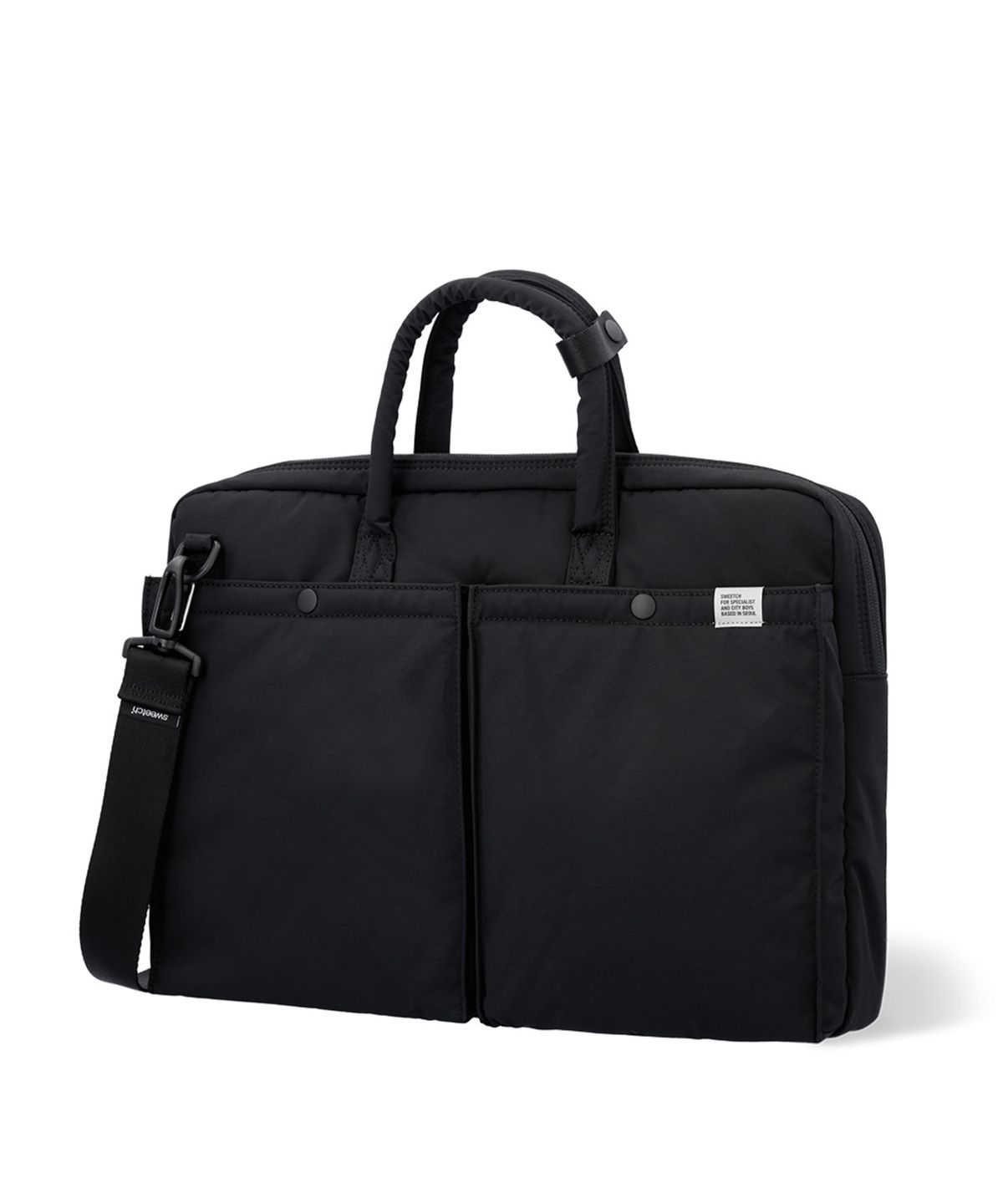 스위치(SWEETCH) CITY BOYS SLIM BRIEFCASE 001 Black