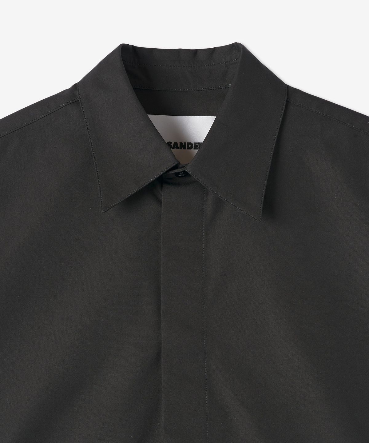 질 샌더(JIL SANDER) 클래식 코튼 셔츠 - 블랙 / JSMU600126MU244200001