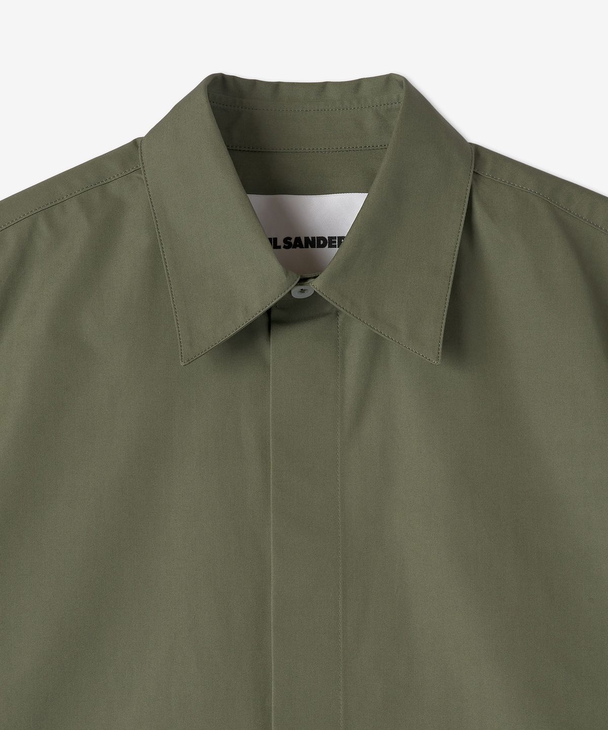 질 샌더(JIL SANDER) 클래식 코튼 셔츠  - 카키 / JSMU600126MU244200330