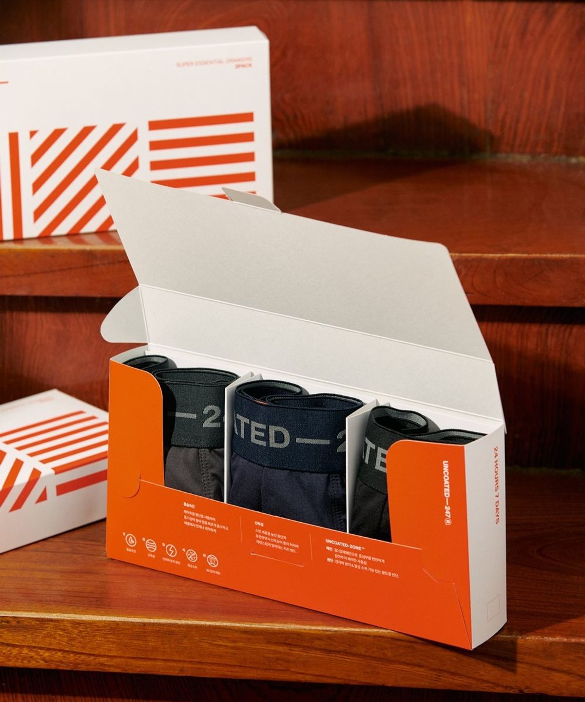언코티드247(UNCOATED 247) [3PACK] 발란스 슈퍼에센셜 맨즈 드로즈