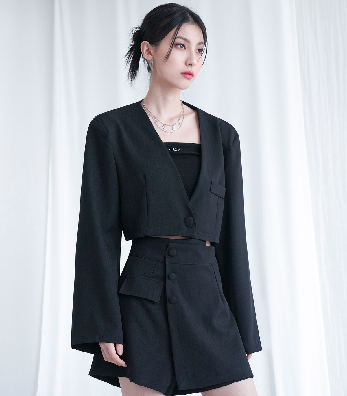 어반드레스(AVANDRESS) jane daddy cropped jacket PINK