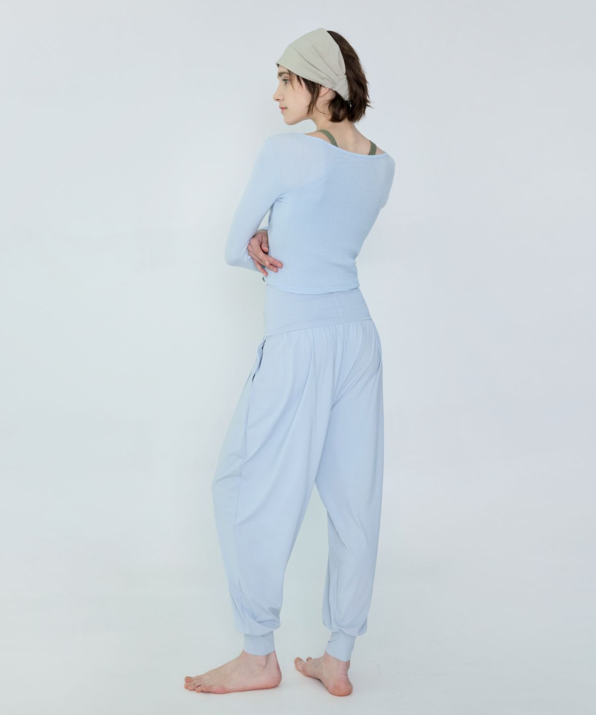 데비웨어(DEVIWEAR) 발레르 하렘팬츠 DEVI-B0041-스카이