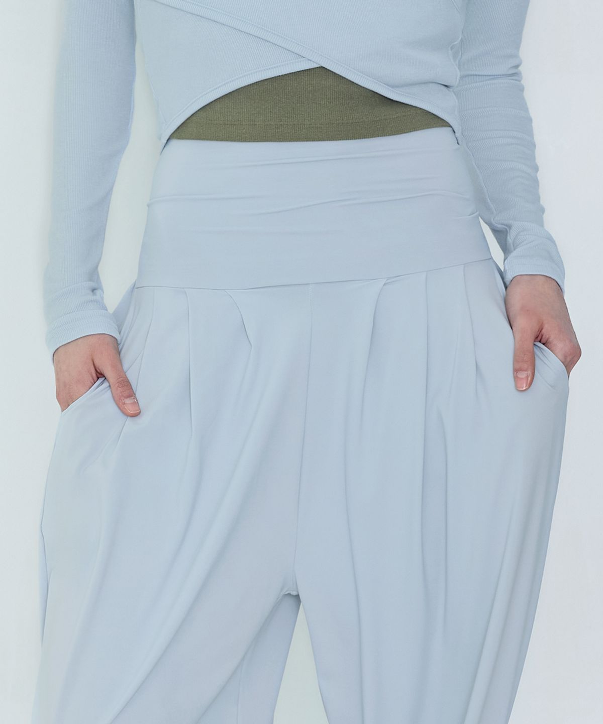 데비웨어(DEVIWEAR) 발레르 하렘팬츠 DEVI-B0041-스카이