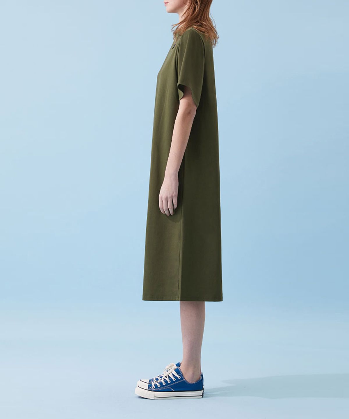 보연(VOYONN) 다이마루 심볼 롱원피스 카키 031