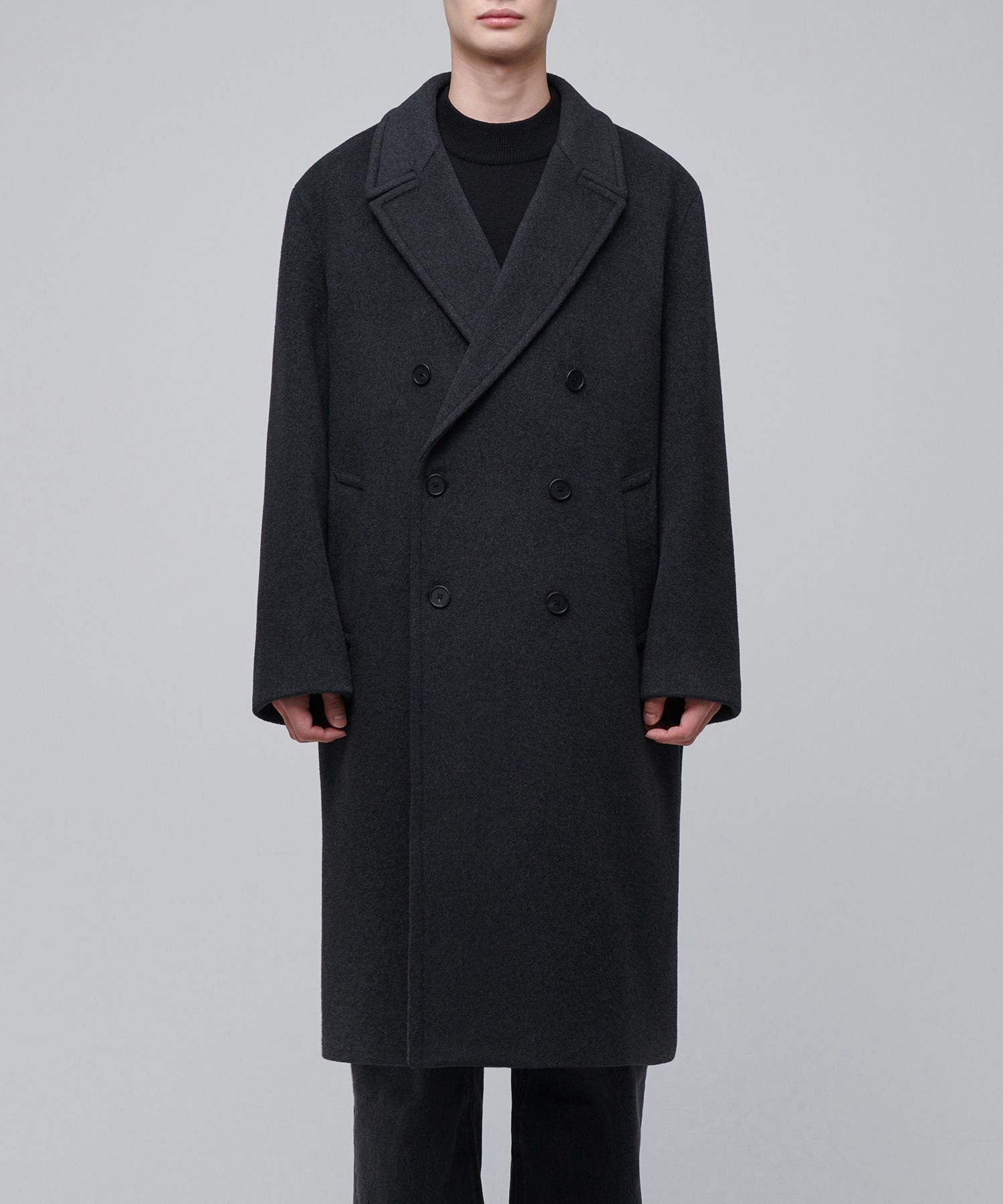 MUSINSA公式 | MUSINSA STANDARD カシミアブレンド特大ダブルコート