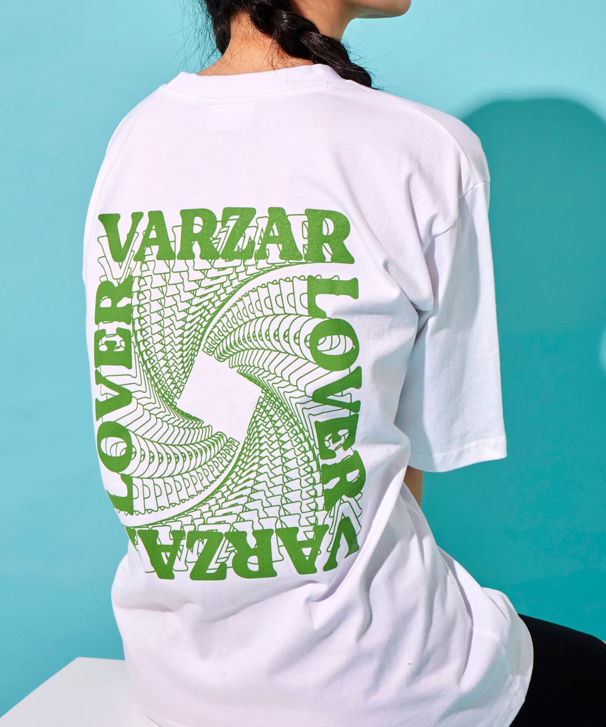 바잘(VARZAR) VZ 러버 반팔 티셔츠 (2color)