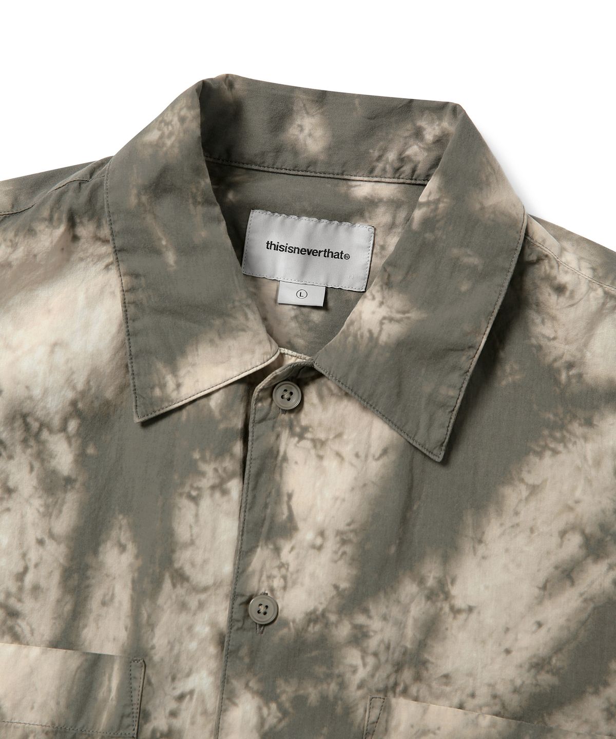디스이즈네버댓(THISISNEVERTHAT) Tie Dye S/S Shirt Grey