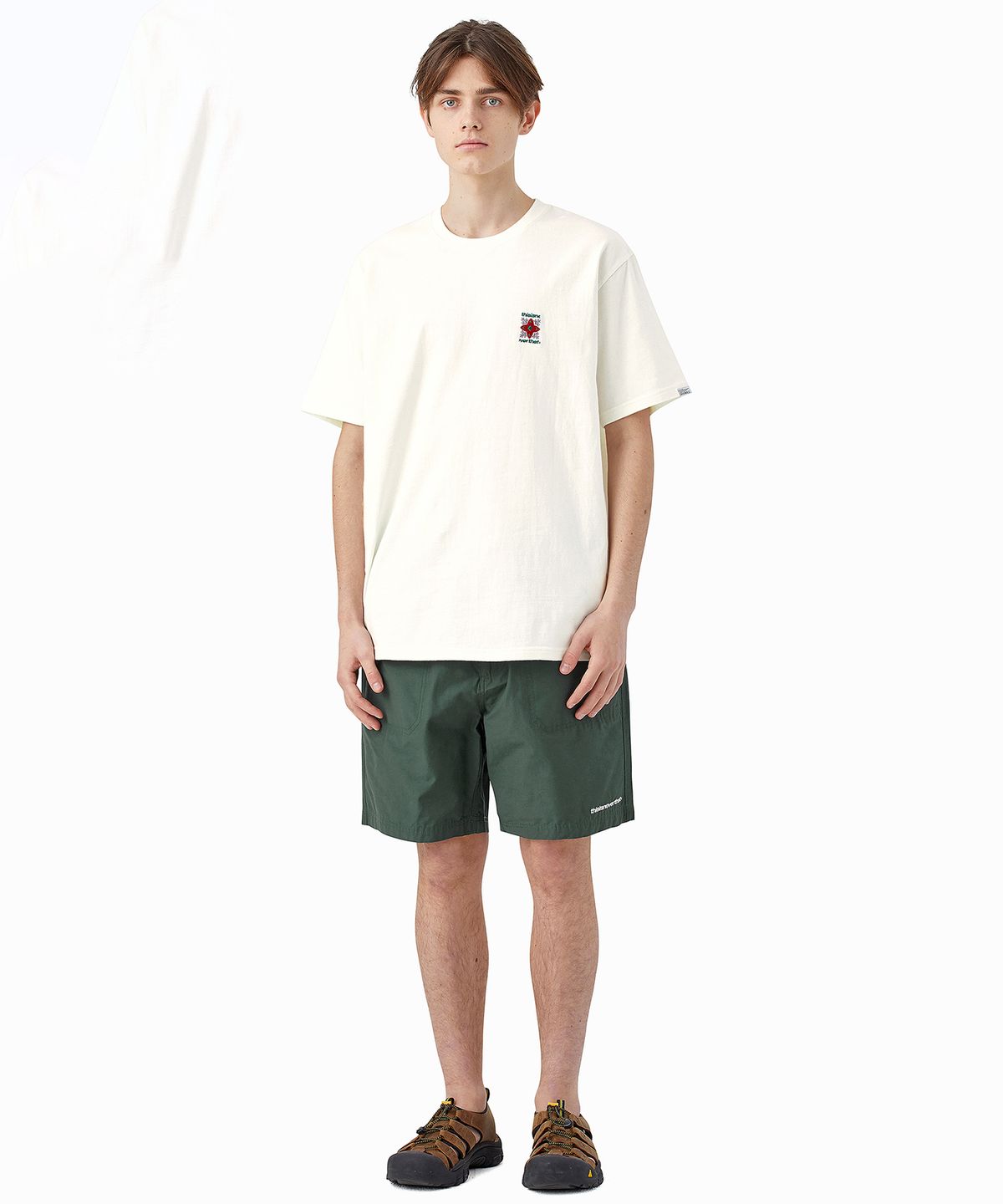 디스이즈네버댓(THISISNEVERTHAT) Snowflake Tee Off White