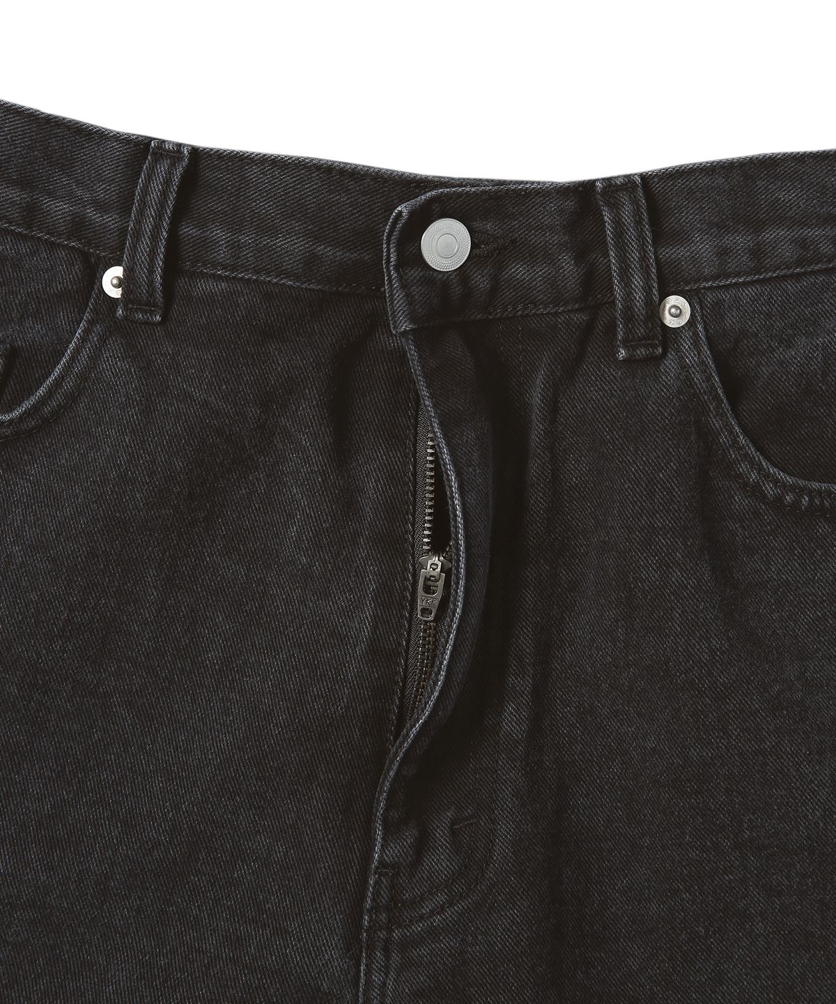 디스이즈네버댓(THISISNEVERTHAT) (SS22) Washed Denim Short - Black