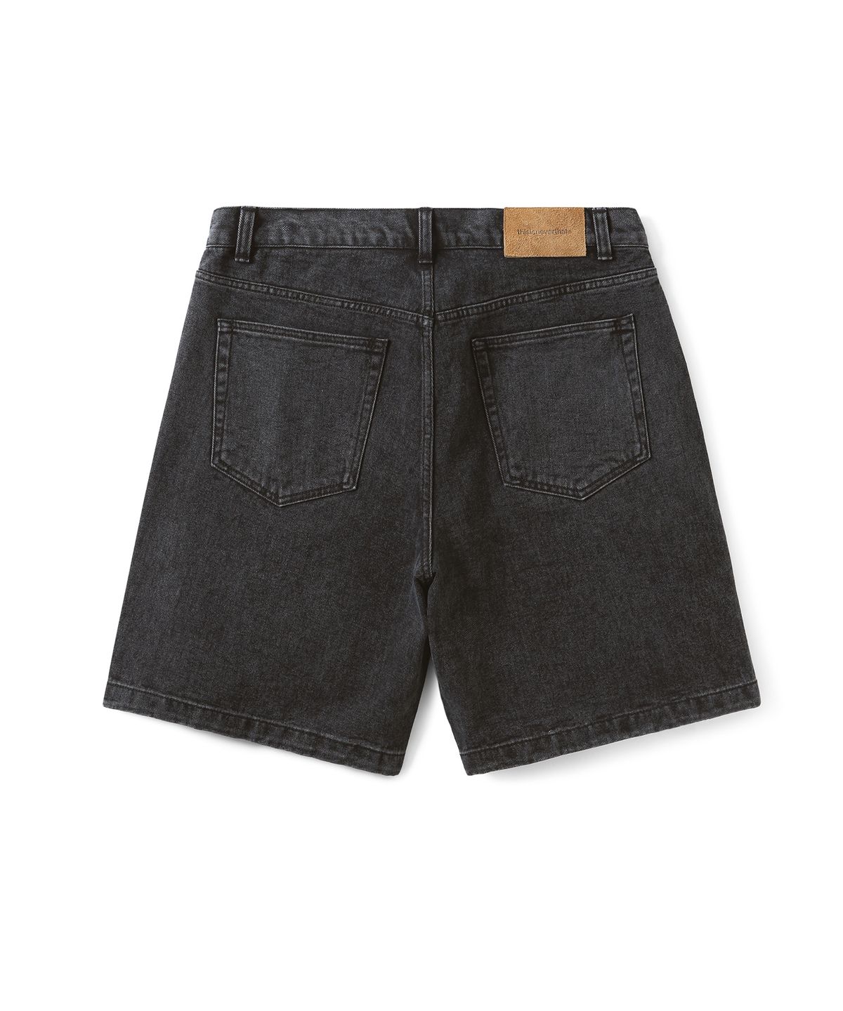 디스이즈네버댓(THISISNEVERTHAT) (SS22) Washed Denim Short - Black