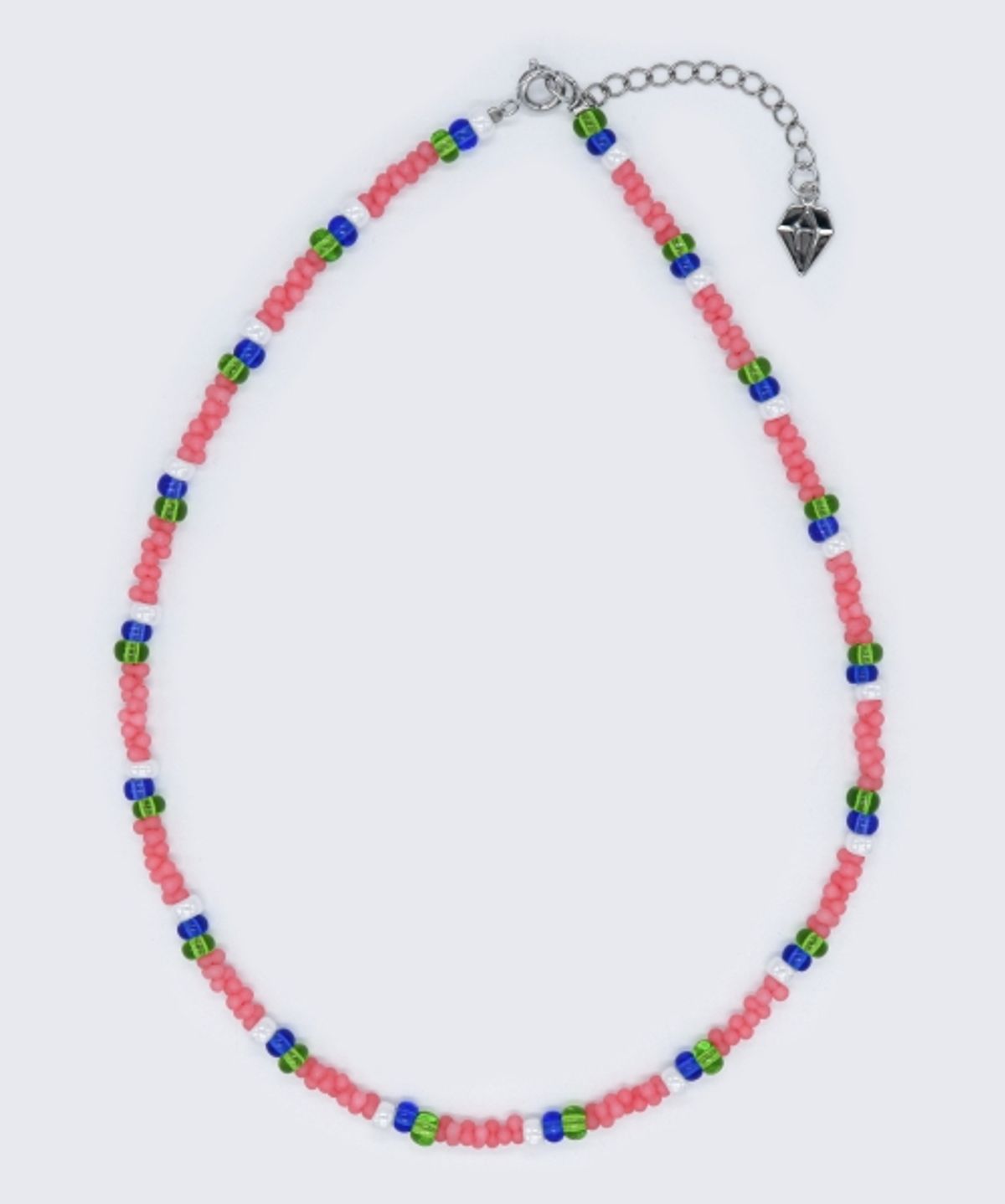 봉보(BONBEAU) Sentimental pastel peanut beads Necklace 센티멘탈 파스텔 컬러 비즈 믹스 목걸이
