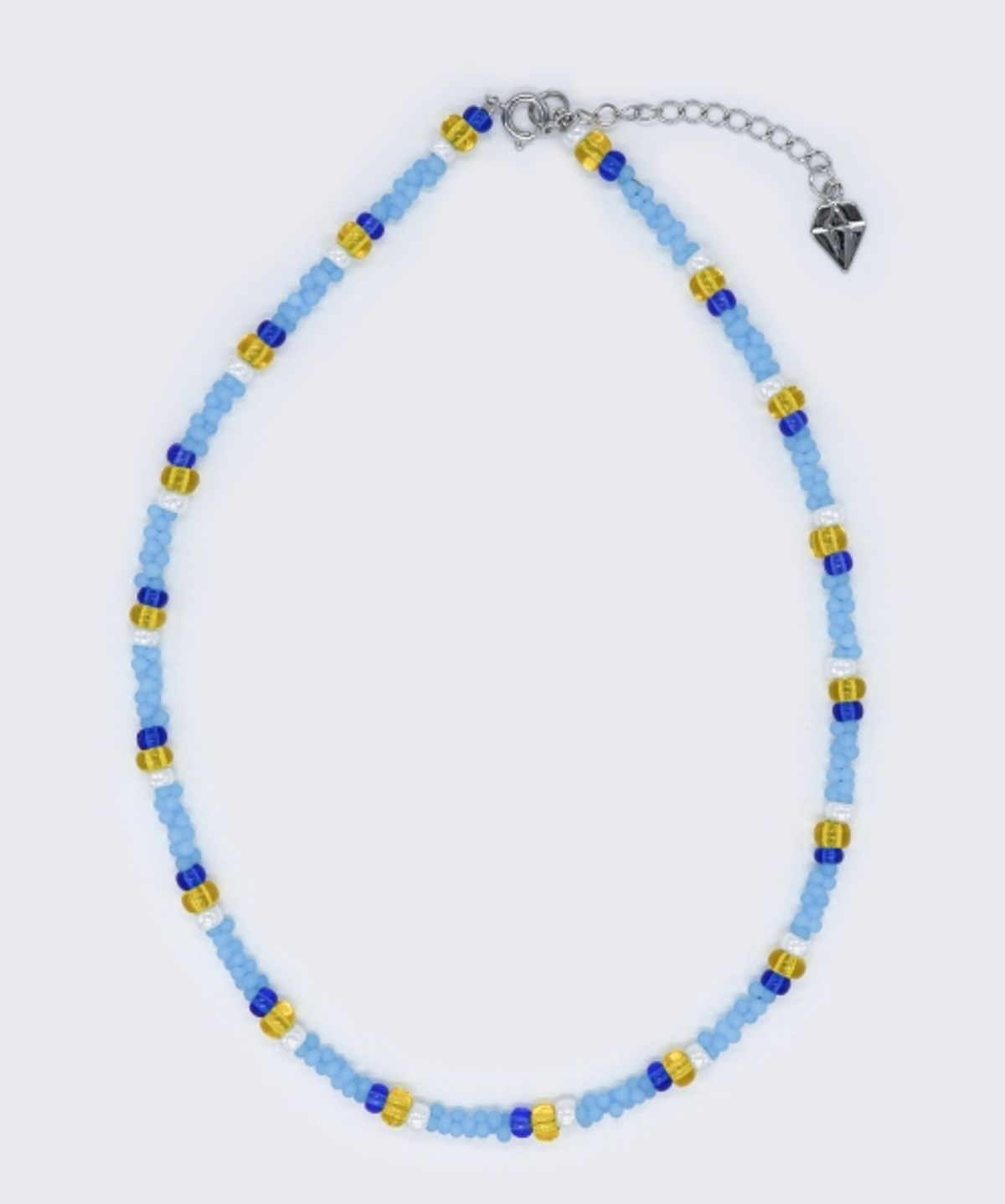 봉보(BONBEAU) Sentimental pastel peanut beads Necklace 센티멘탈 파스텔 컬러 비즈 믹스 목걸이