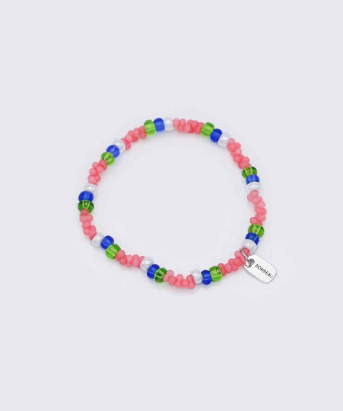 봉보(BONBEAU) Sentimental pastel peanut beads Bracelet 센티멘탈 파스텔 비즈 믹스 밴딩 팔찌