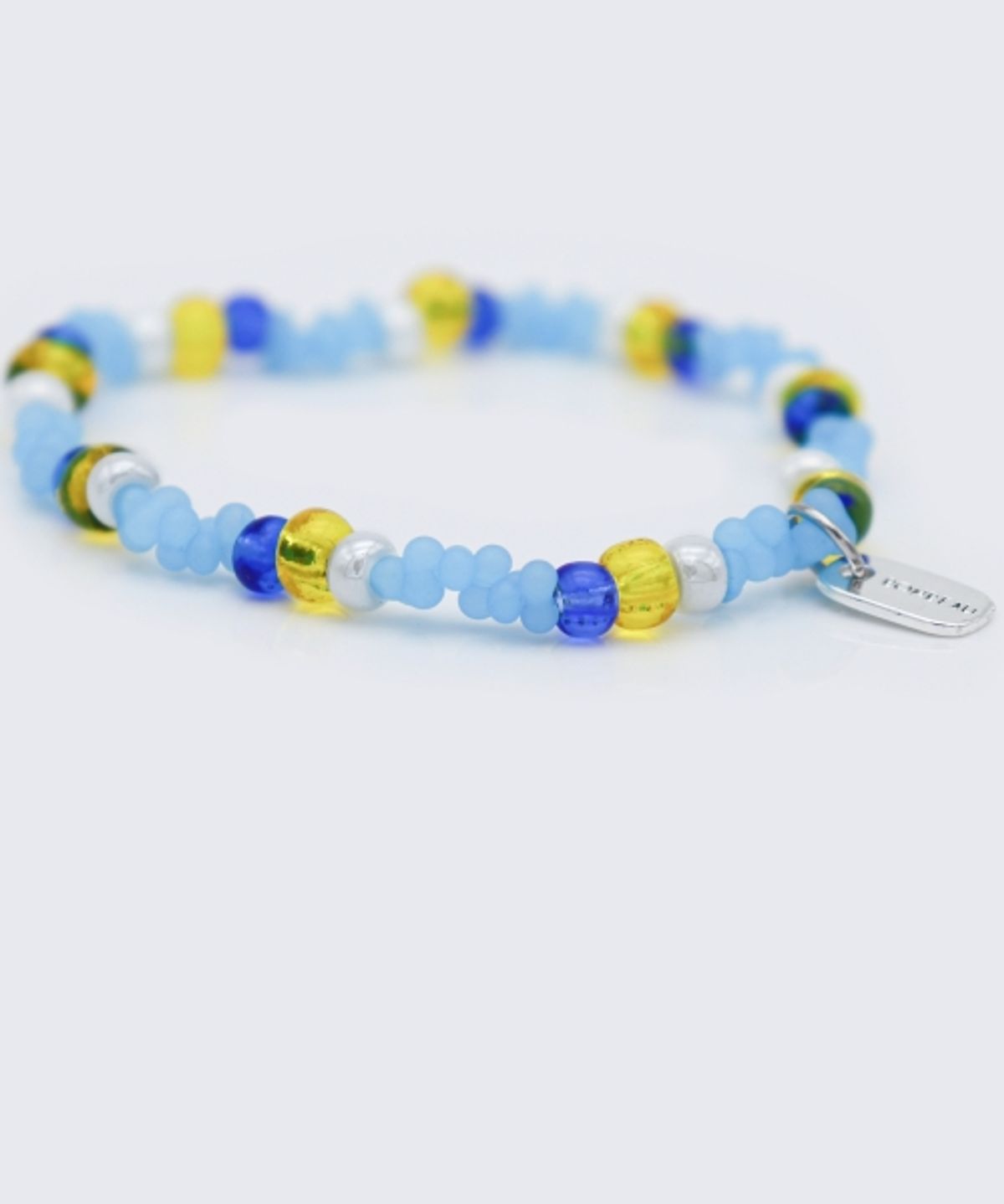 봉보(BONBEAU) Sentimental pastel peanut beads Bracelet 센티멘탈 파스텔 비즈 믹스 밴딩 팔찌