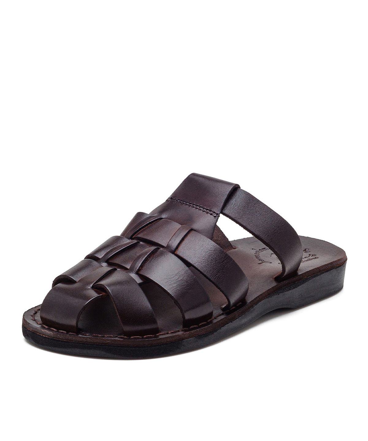 예루살렘 샌들(JERUSALEM SANDALS) 1063 MICHAEL SLIDE-BROWN (미카엘 슬라이드)