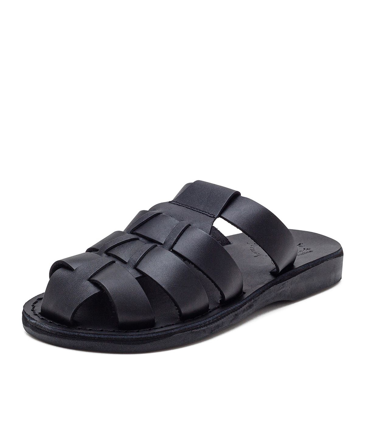 예루살렘 샌들(JERUSALEM SANDALS) 1063 MICHAEL SLIDE-BLACK (미카엘 슬라이드)