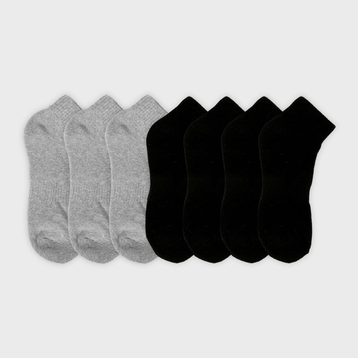 삭스에이(SOCKSA) [7PACK] SOXA  더블쿠션 156N 무지 쿼터 삭스  3색상