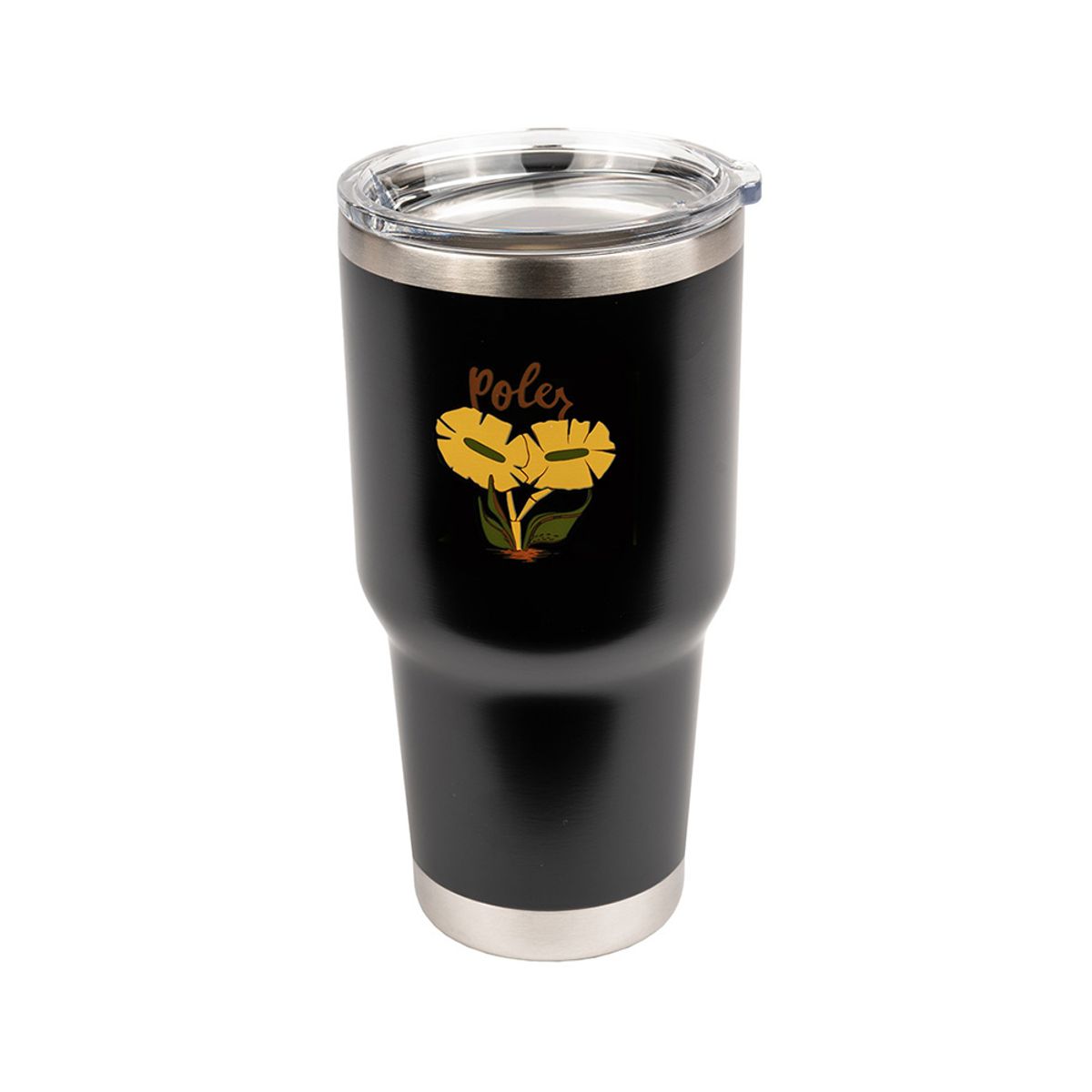 폴러스터프(POLERSTUFF) 30 OZ STAINLESS STEEL TUMBLER BLACK