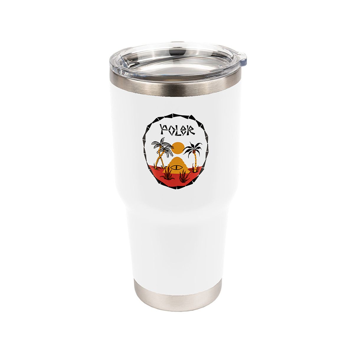 폴러스터프(POLERSTUFF) 30 OZ STAINLESS STEEL TUMBLER WHITE