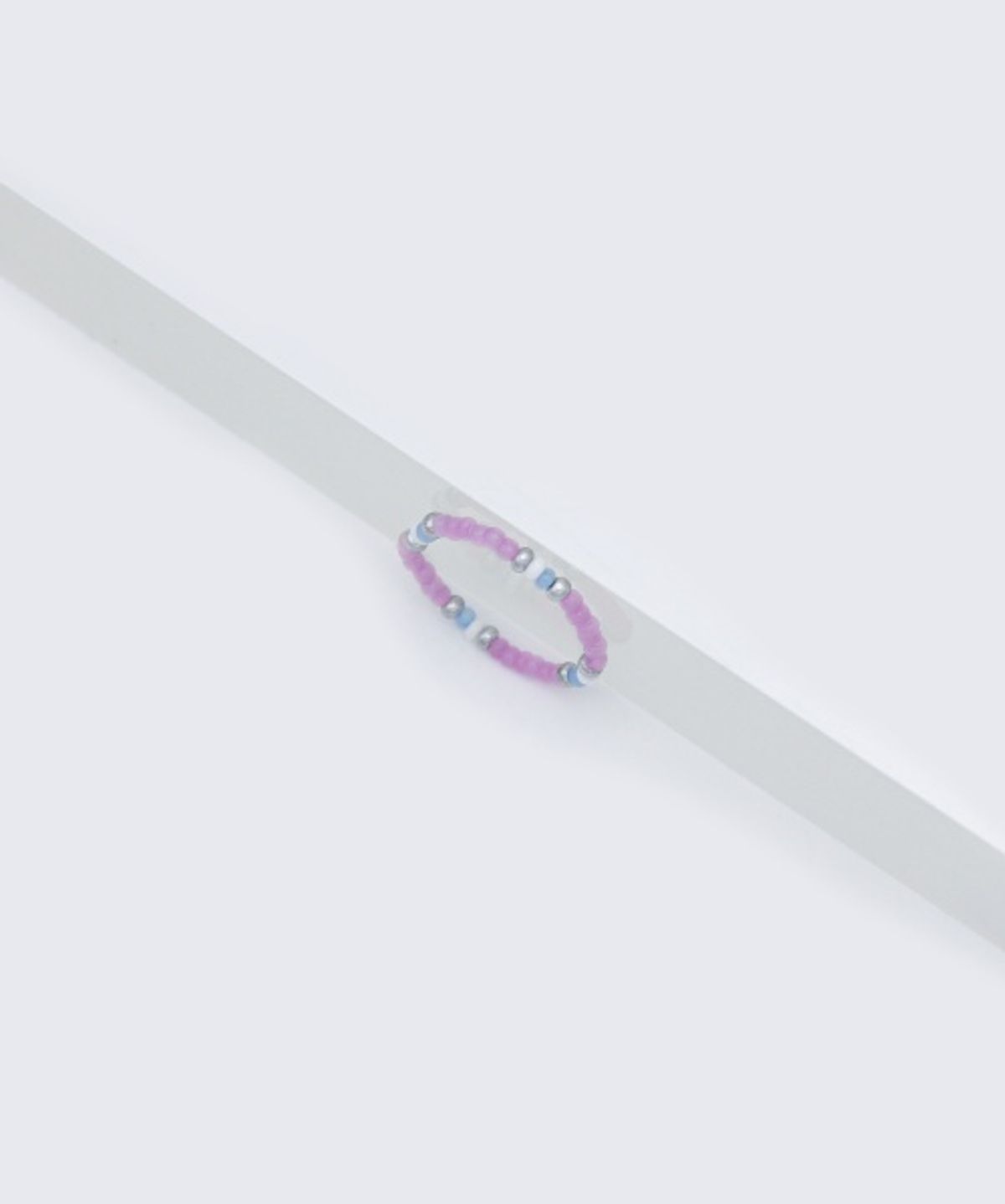 봉보(BONBEAU) Soft ethnic beads 3color mix ring 소프트 에스닉 컬러 믹스 비즈 반지